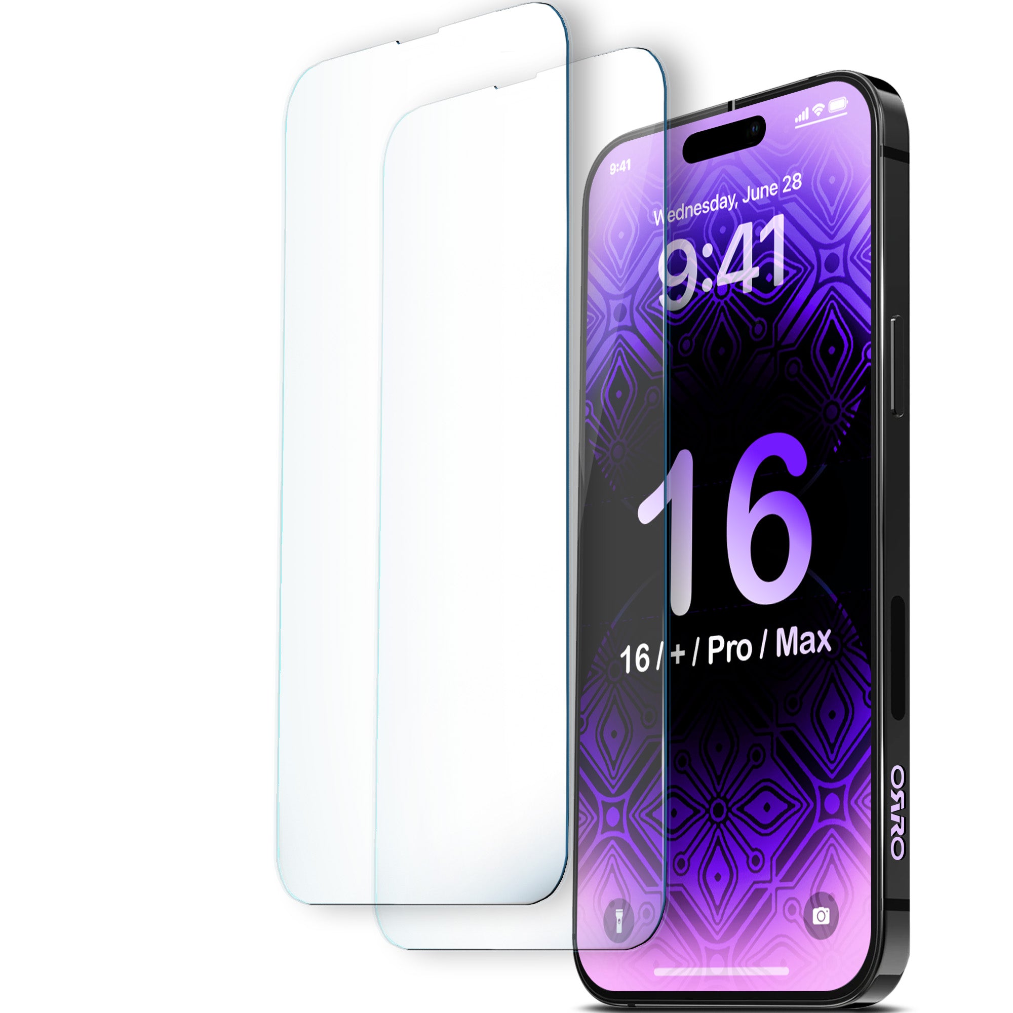 ORRO iPhone 16 Series Screen Protector - Clear
