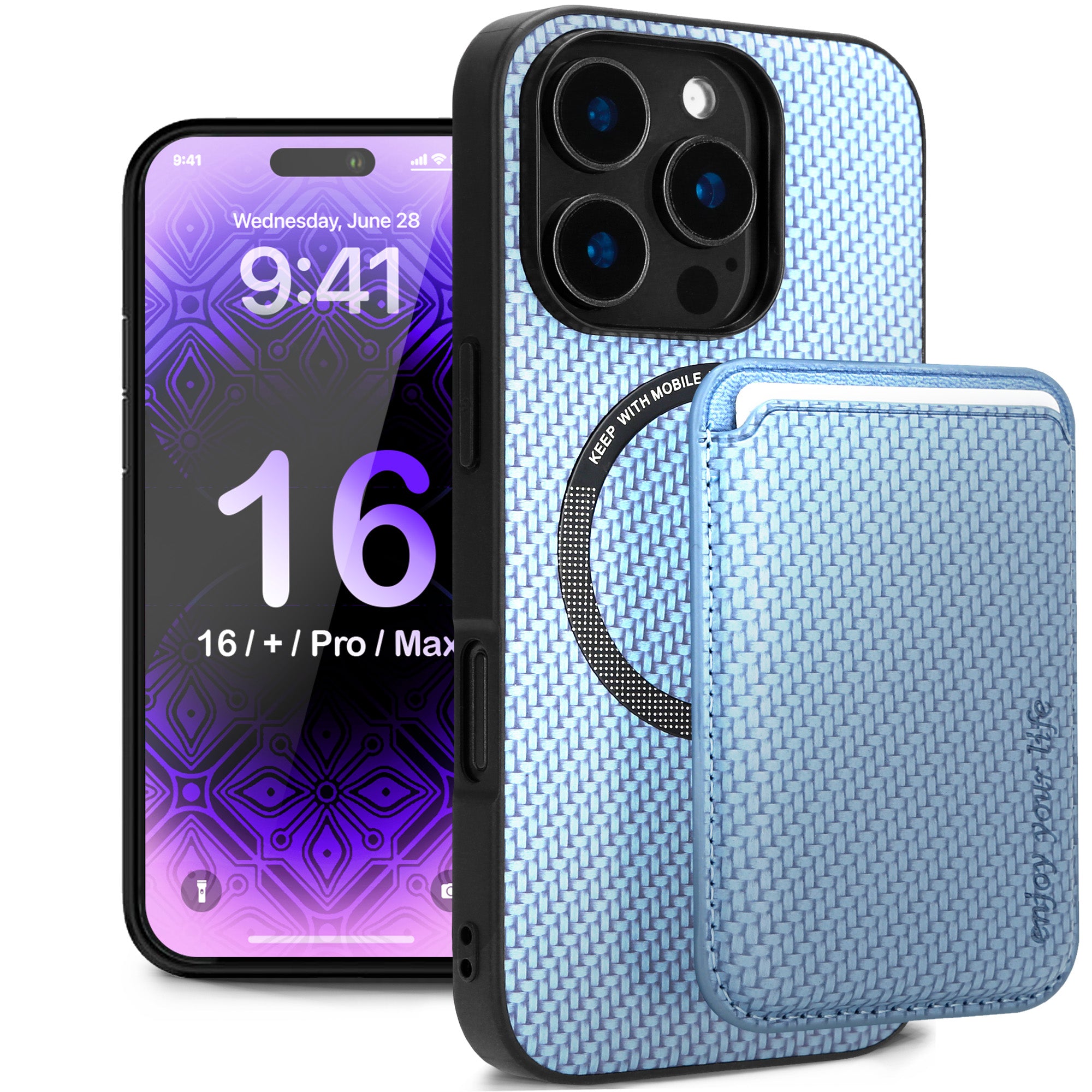 ORRO iPhone 16 Series Case - MagSage Wallet