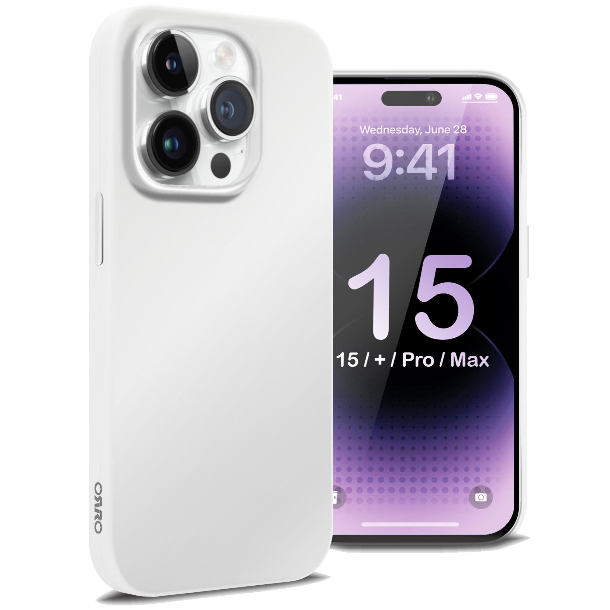 ORRO iPhone 15 Series Case - Liquid Silicone