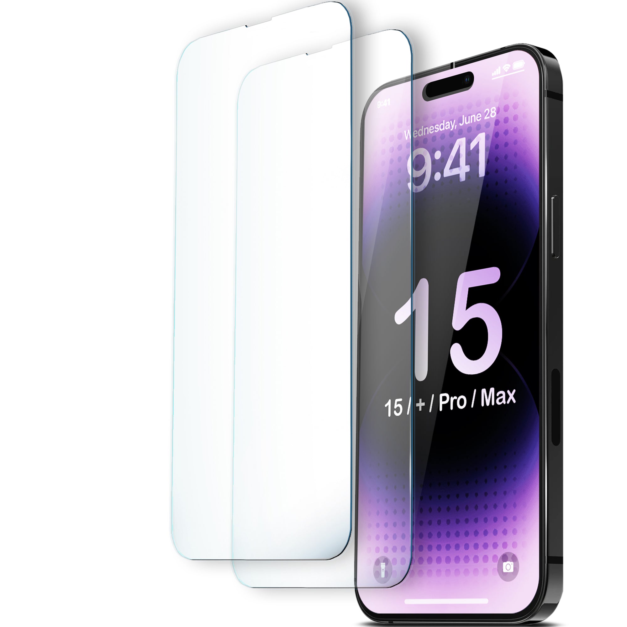 ORRO iPhone 15 Series Screen Protector - Clear