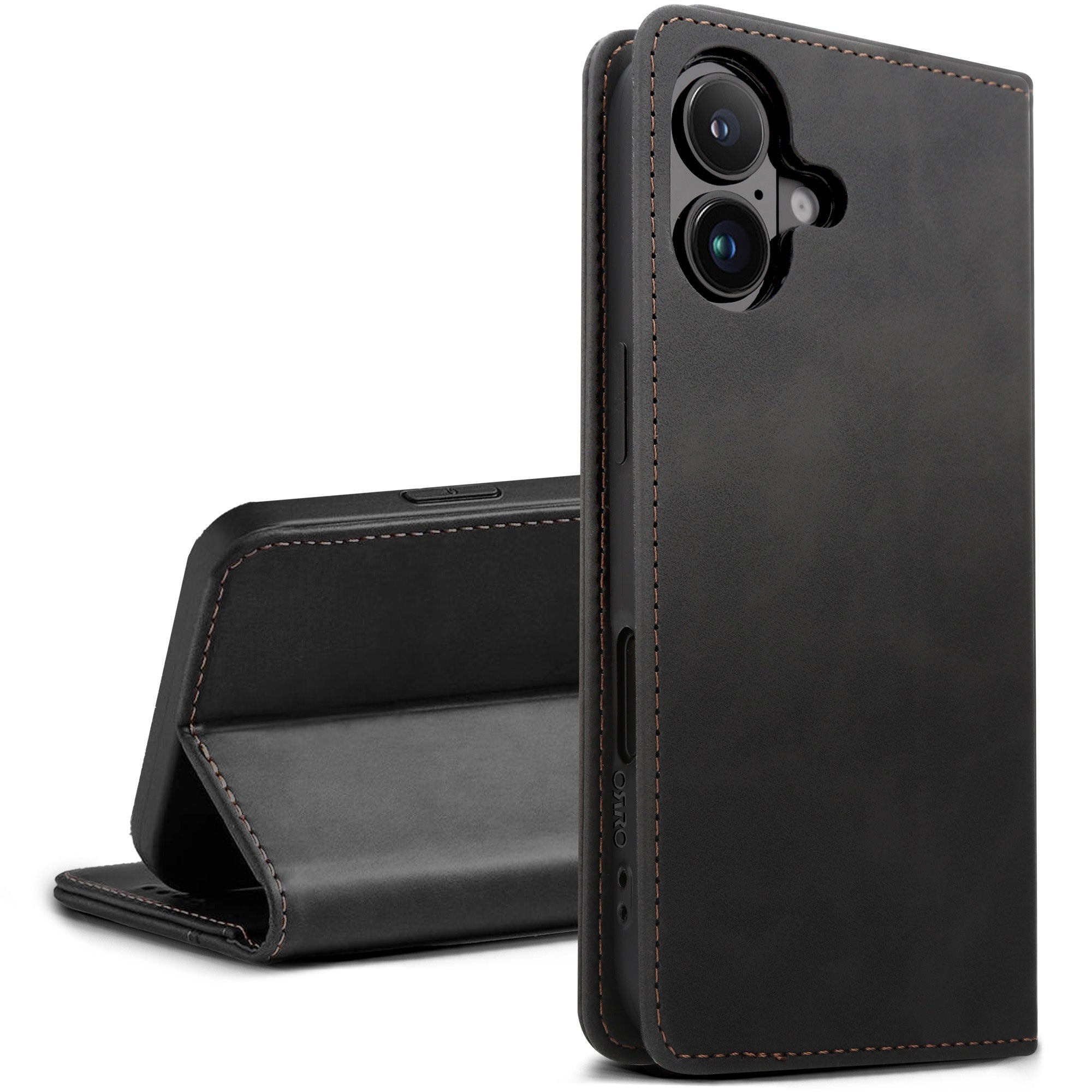 ORRO iPhone 17 Series Case - Vegan Leather Wallet Flip