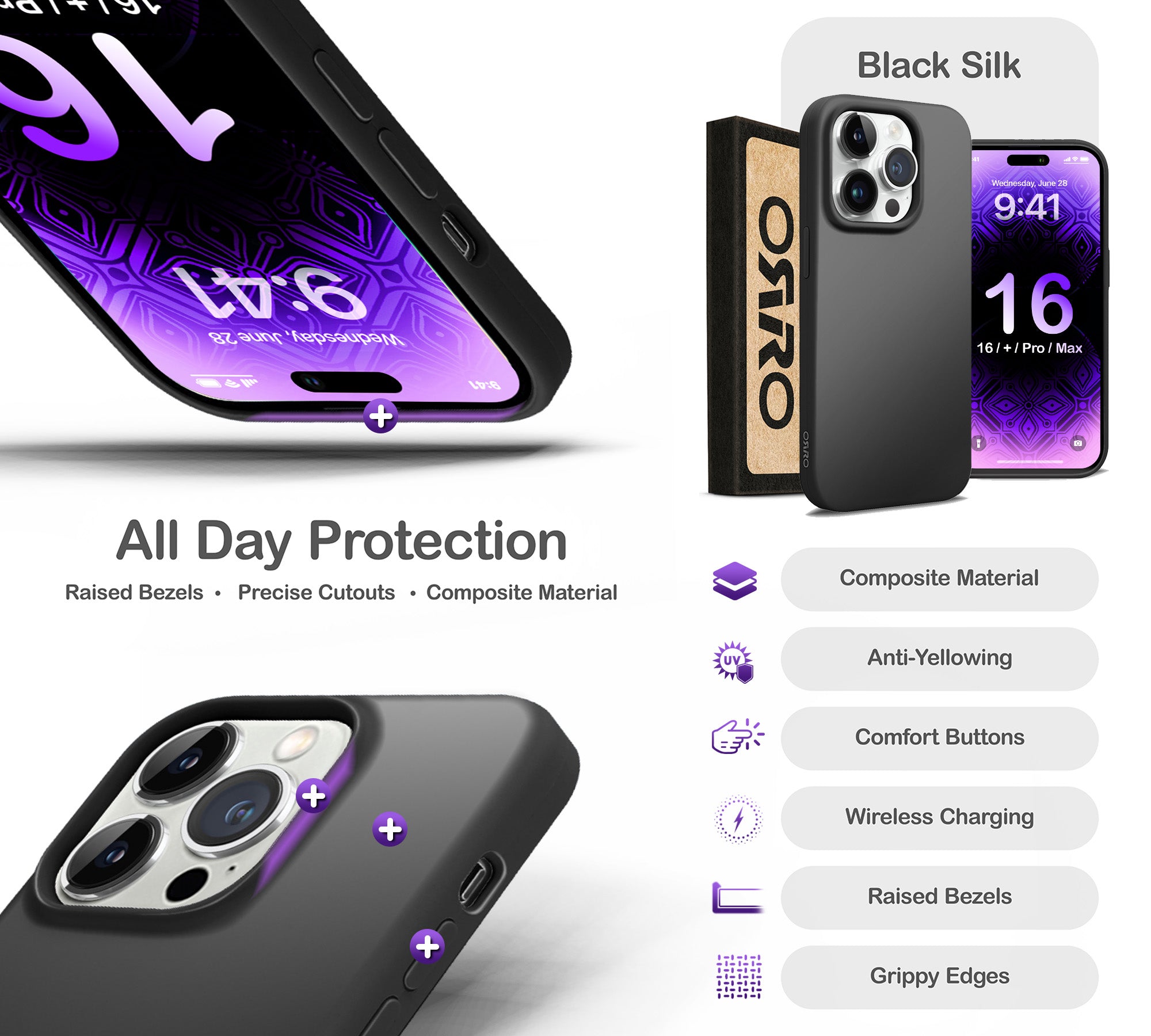 ORRO iPhone 16 Series Case - Liquid Silicone