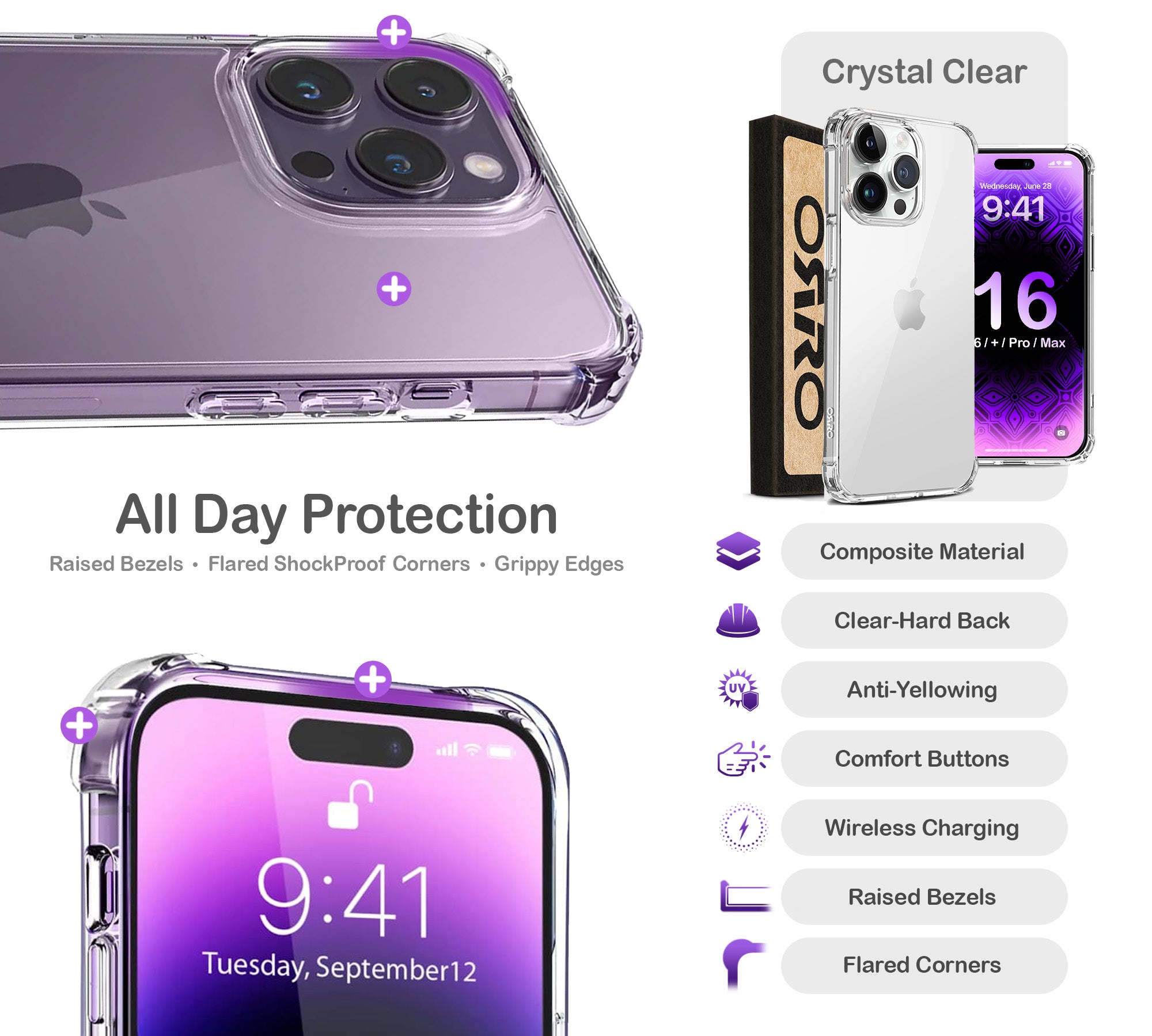 ORRO iPhone 16 Series Case - Clear