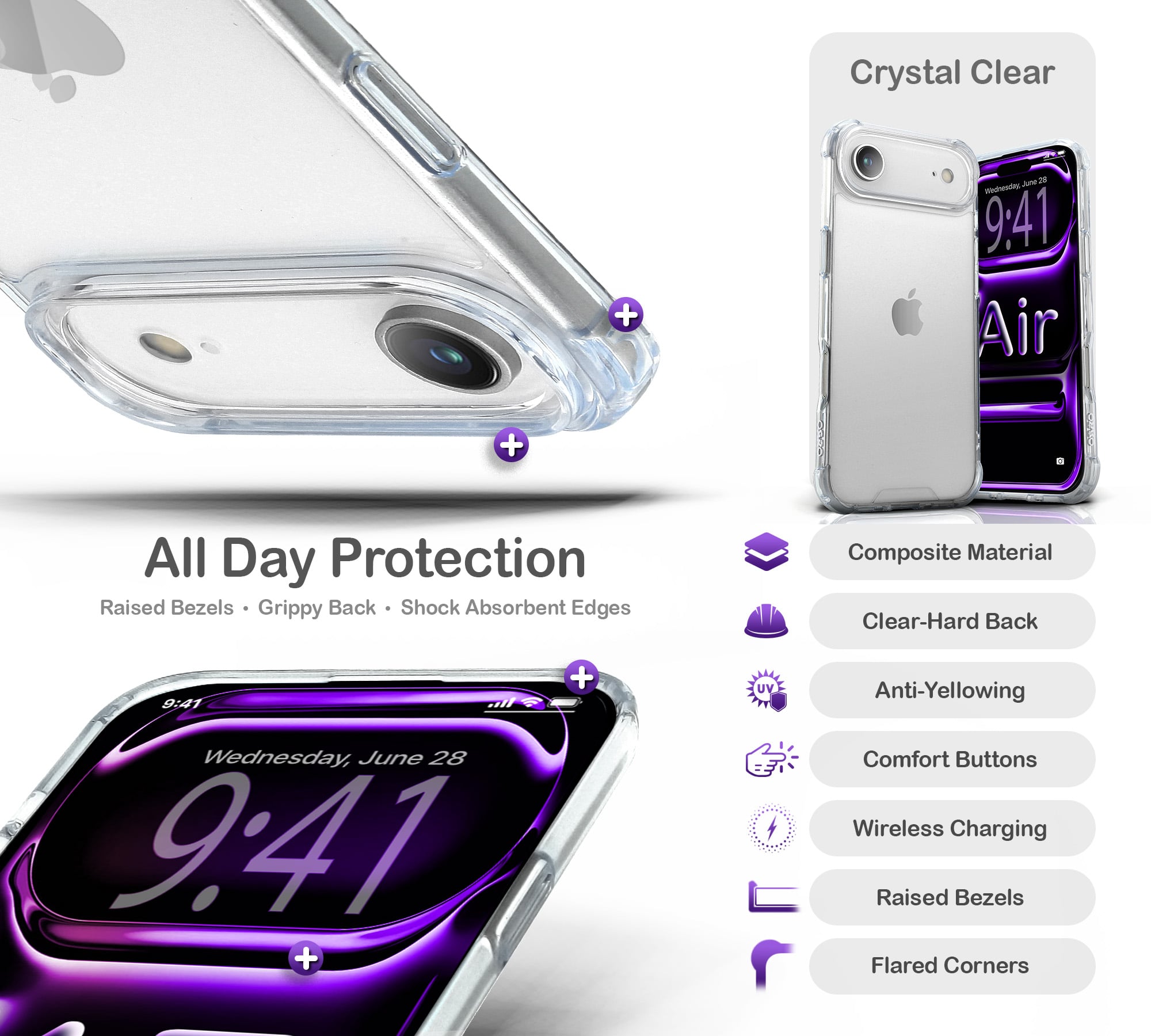 ORRO iPhone 17 Series Case - Clear