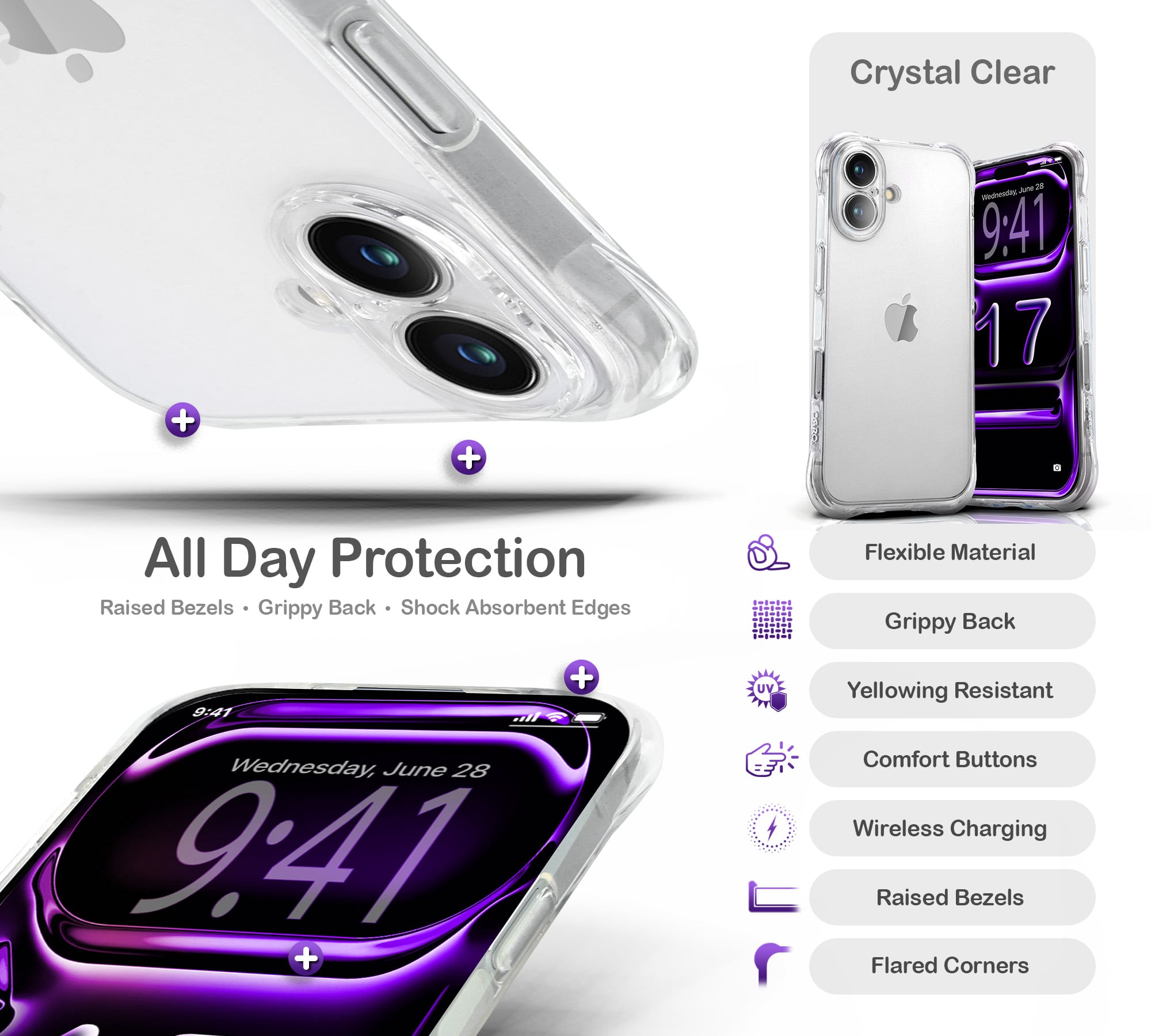 ORRO iPhone 17 Series Case - Clear