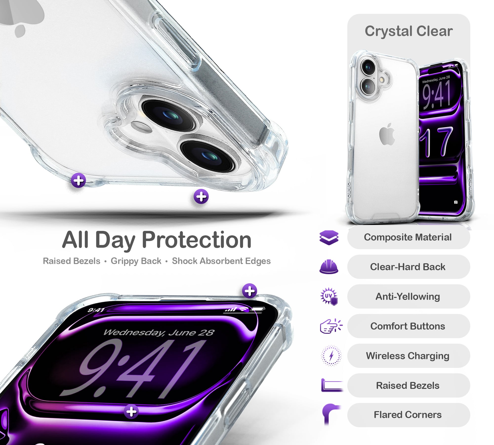 ORRO iPhone 17 Series Case - Clear