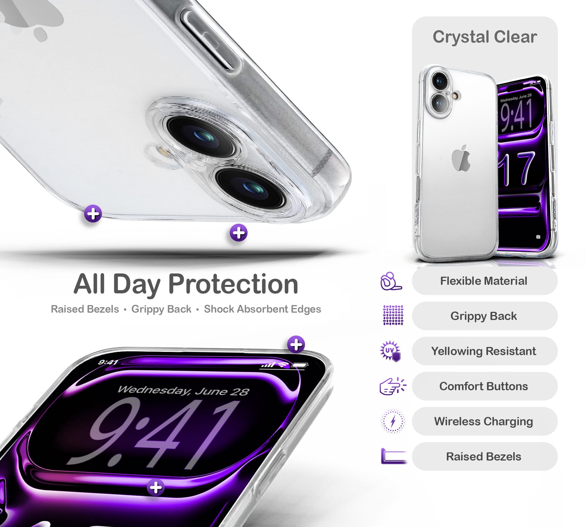 ORRO iPhone 17 Series Case - Clear