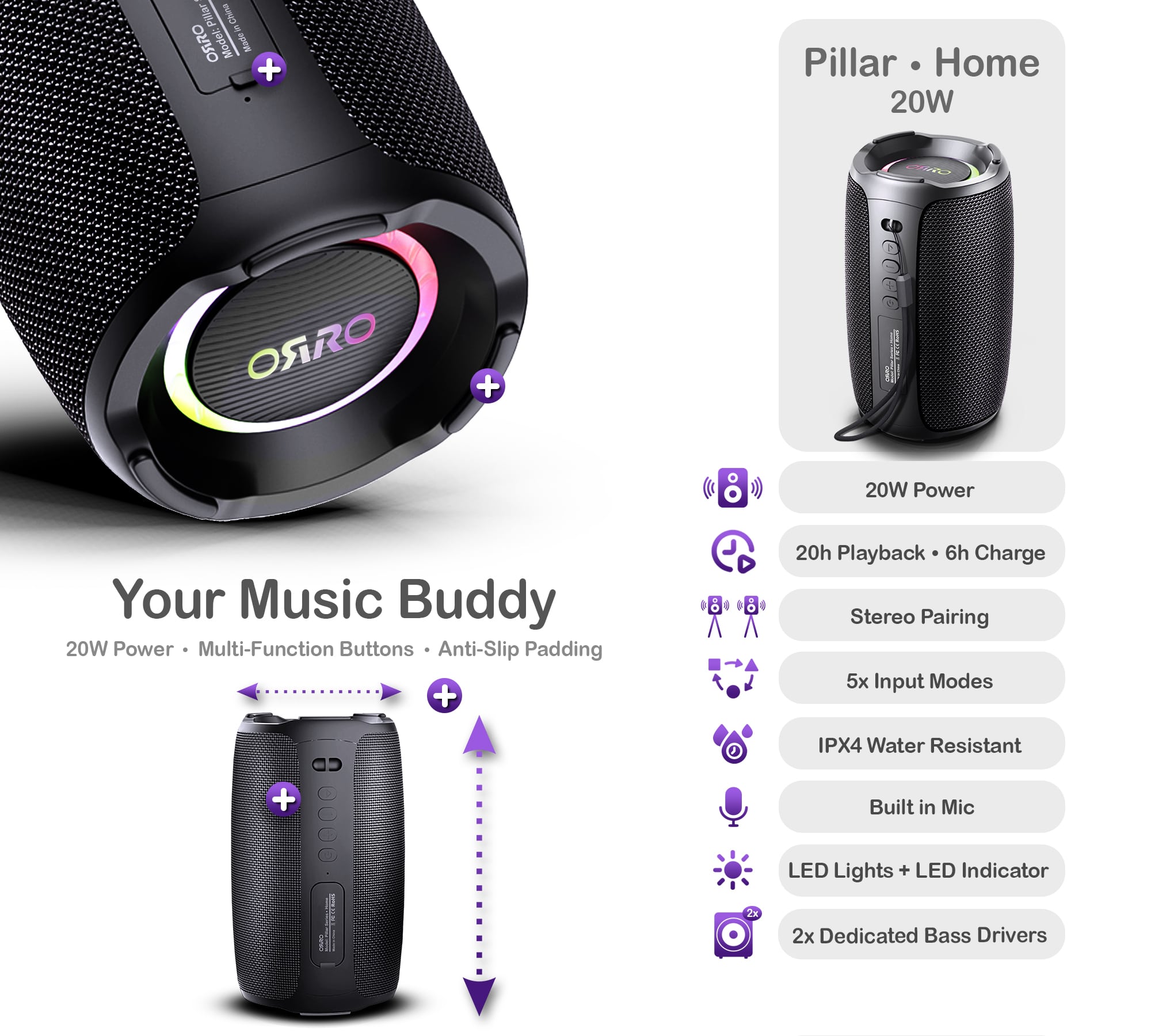 Pillar Home Series · Portable Speaker