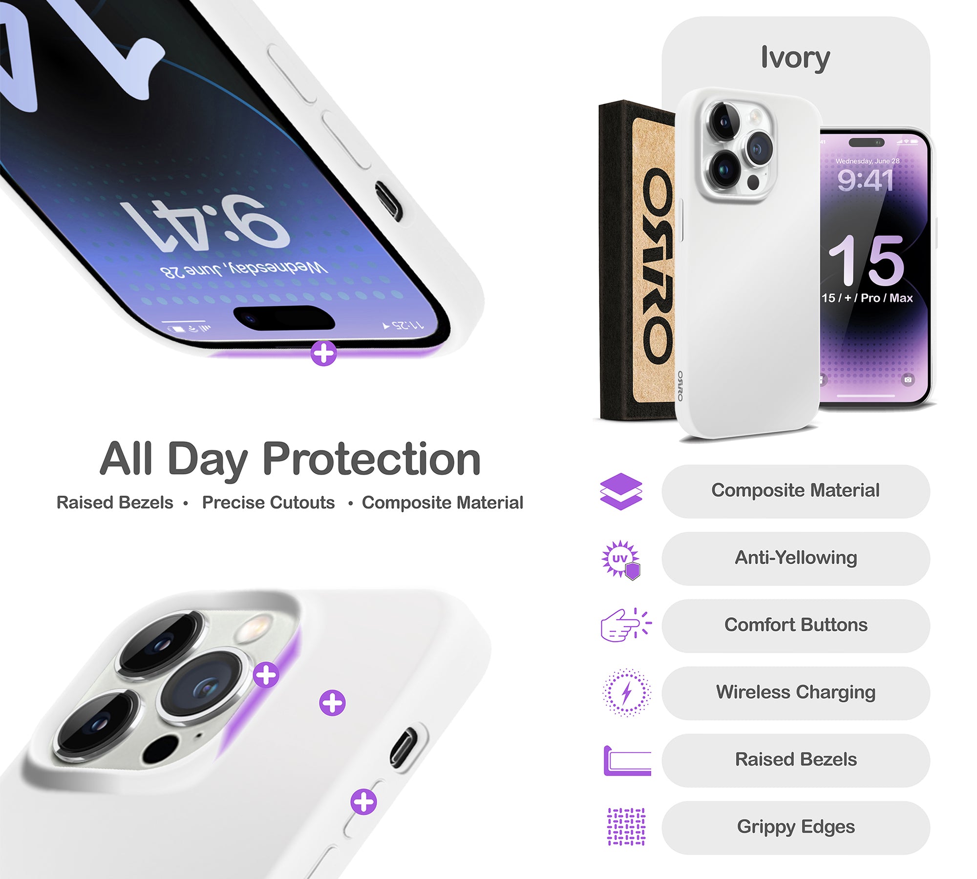ORRO iPhone 15 Series Case - Liquid Silicone