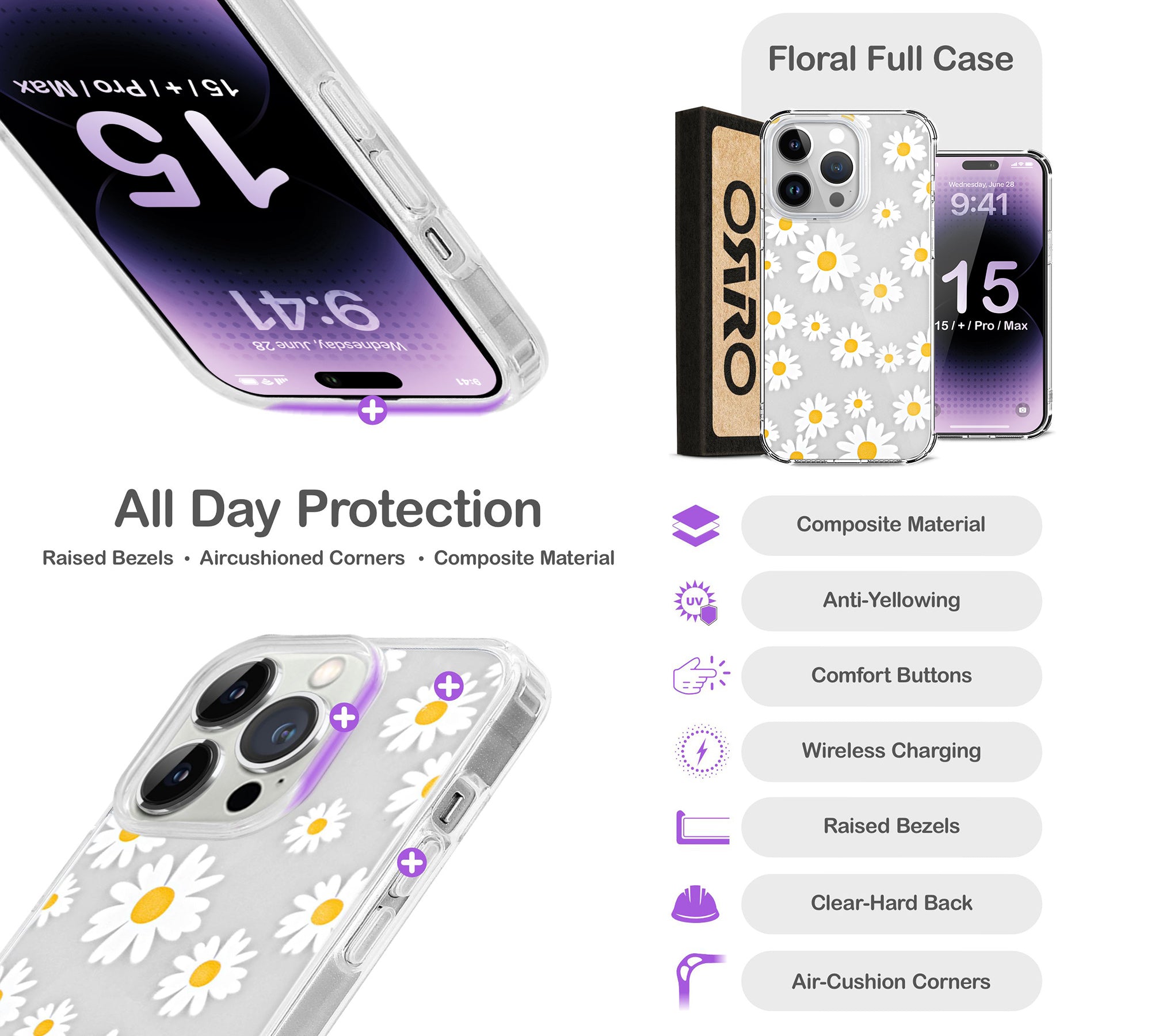 ORRO iPhone 15 Series Case - Daisys