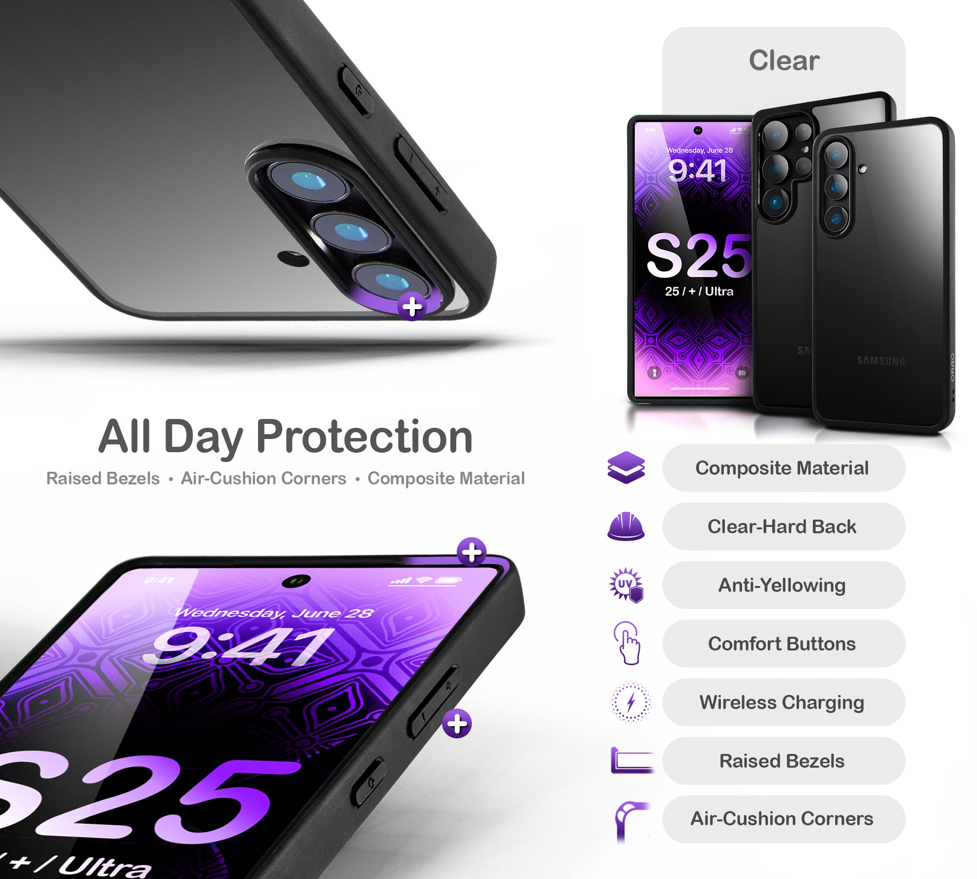 ORRO Samsung S25 Series Edge Case