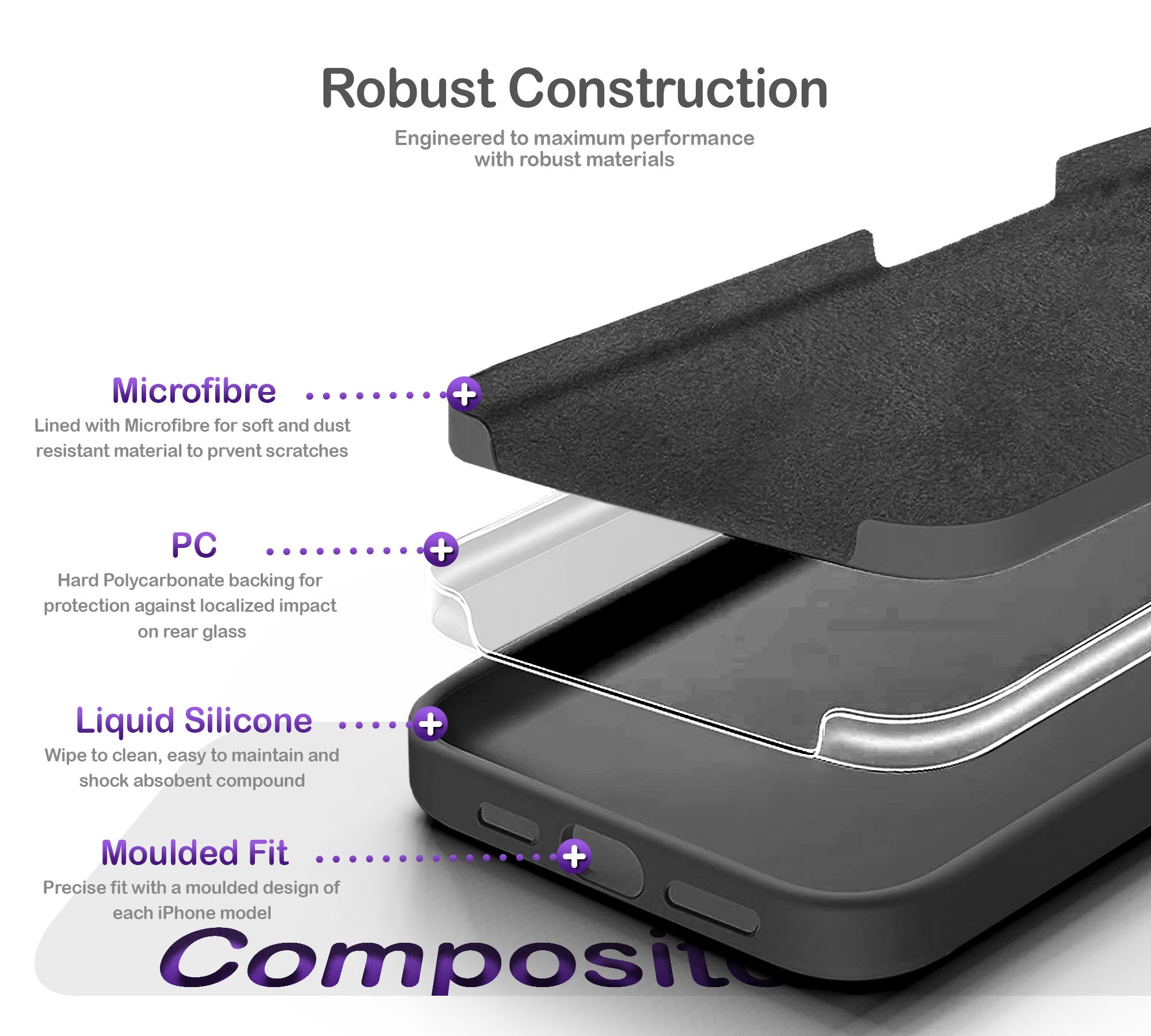 ORRO iPhone 16 Series Case - Liquid Silicone