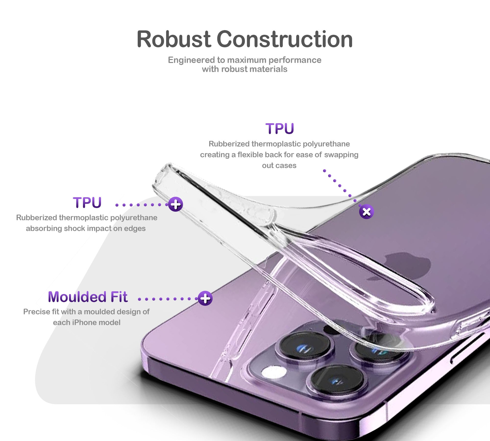 ORRO iPhone 16 Series Case - Clear