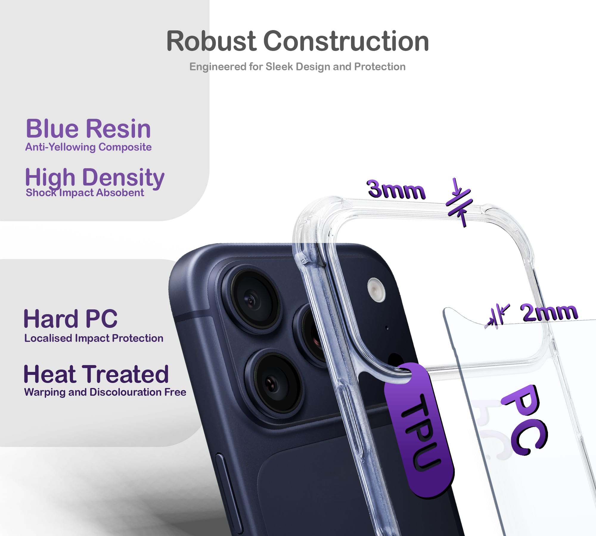 ORRO iPhone 17 Series Case - Clear