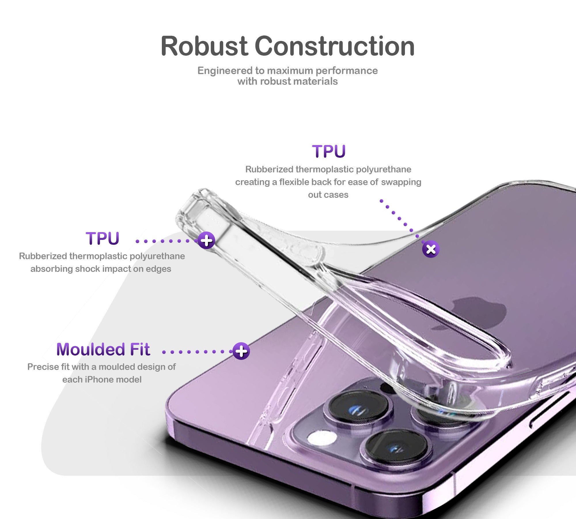 ORRO iPhone 16 Series Case - Clear