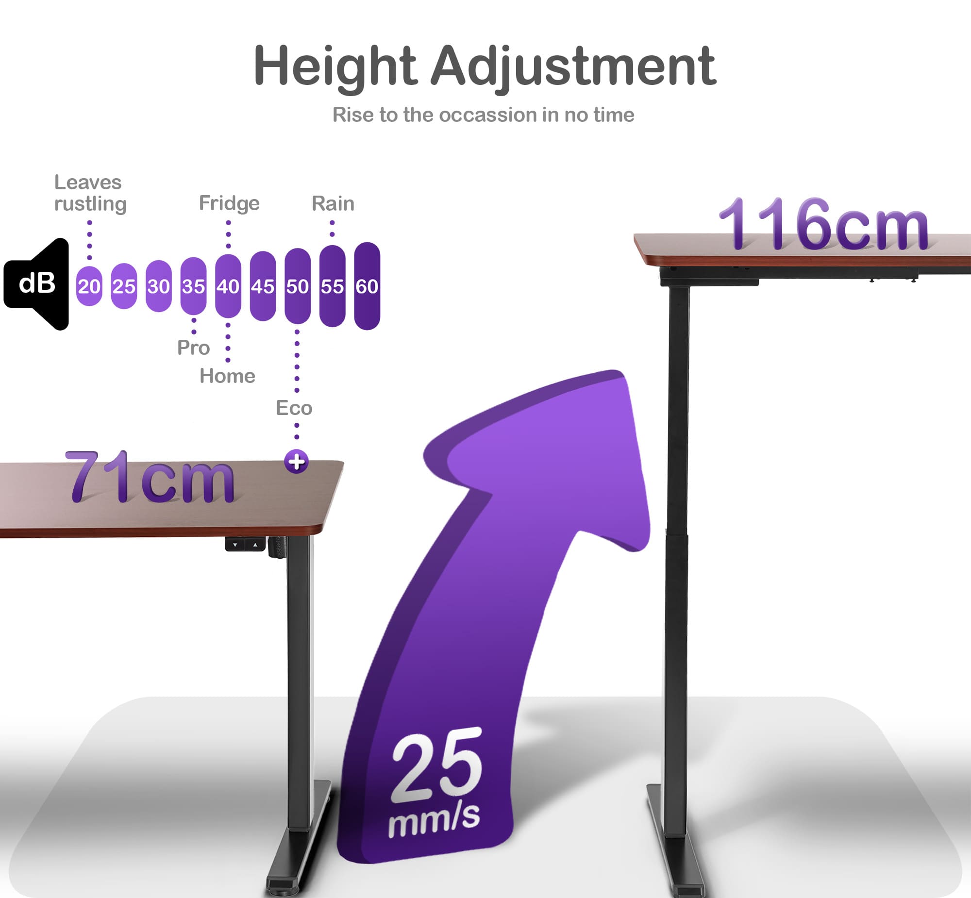 ORRO Eco Standing Desk Frame
