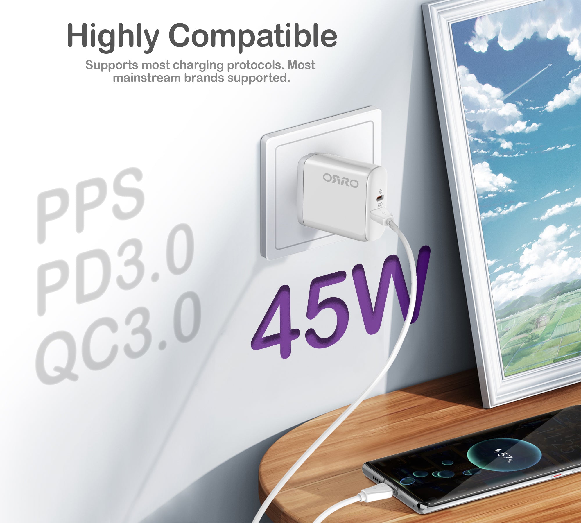 45W Fast Charger · Home Series