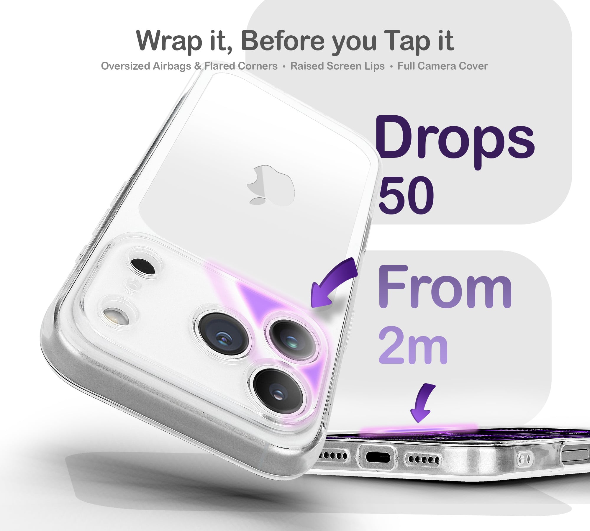 ORRO iPhone 17 Series Case - Clear