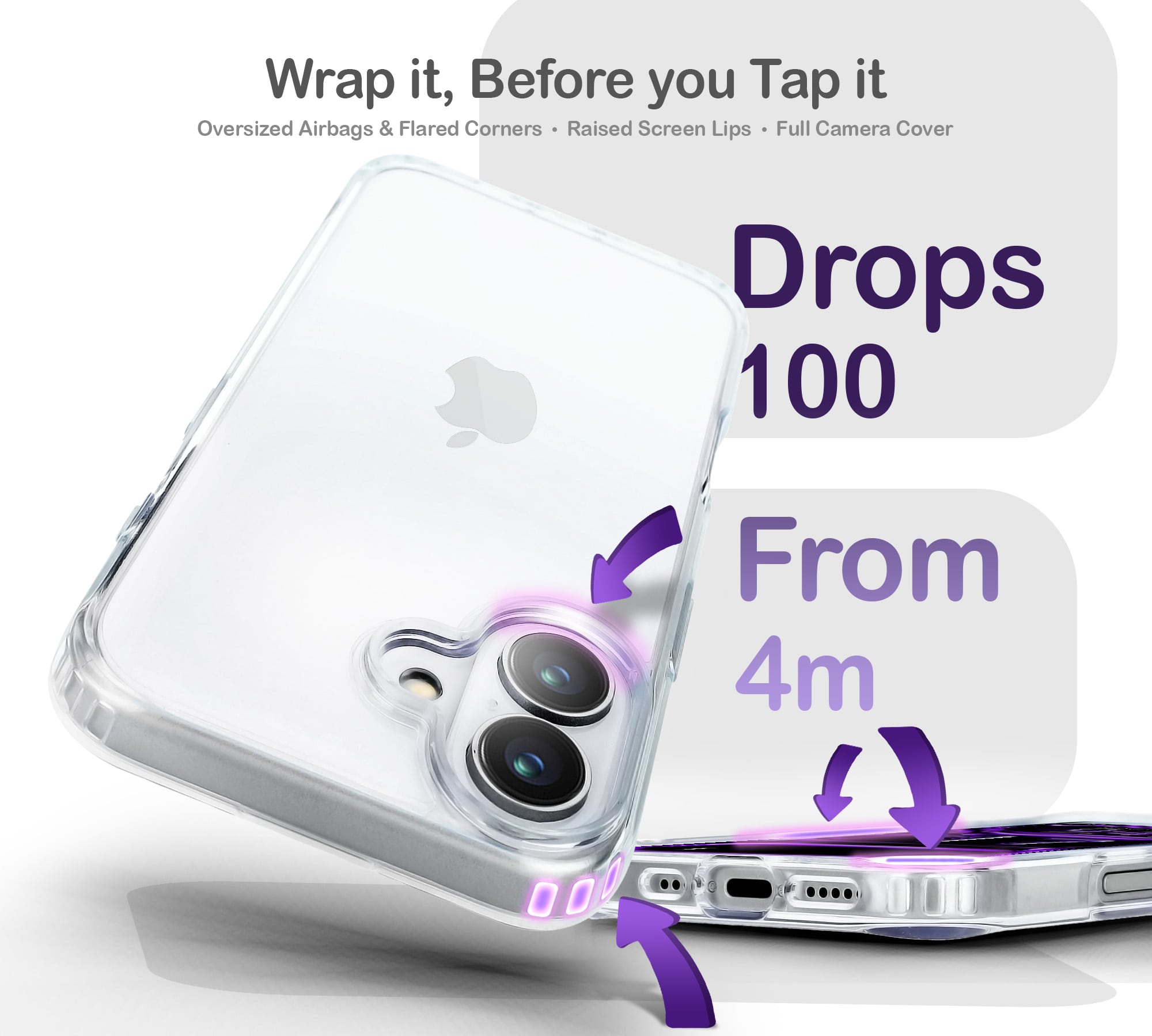ORRO iPhone 17 Series Case - Clear