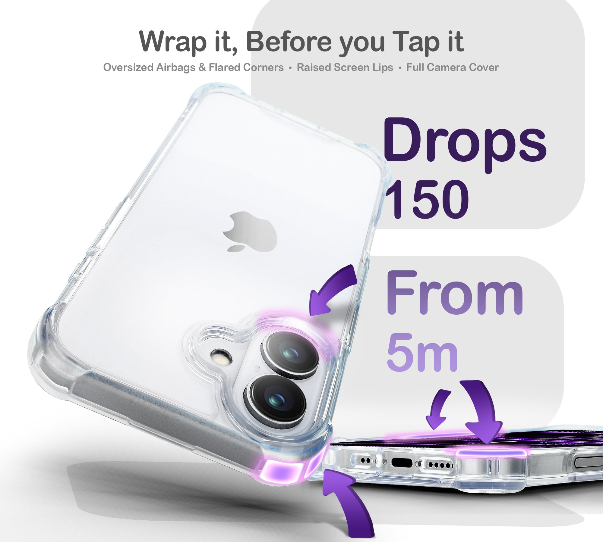 ORRO iPhone 17 Series Case - Clear