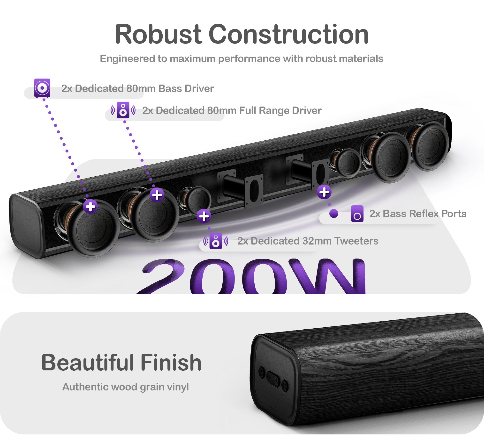 Pro Series Soundbar · 200W