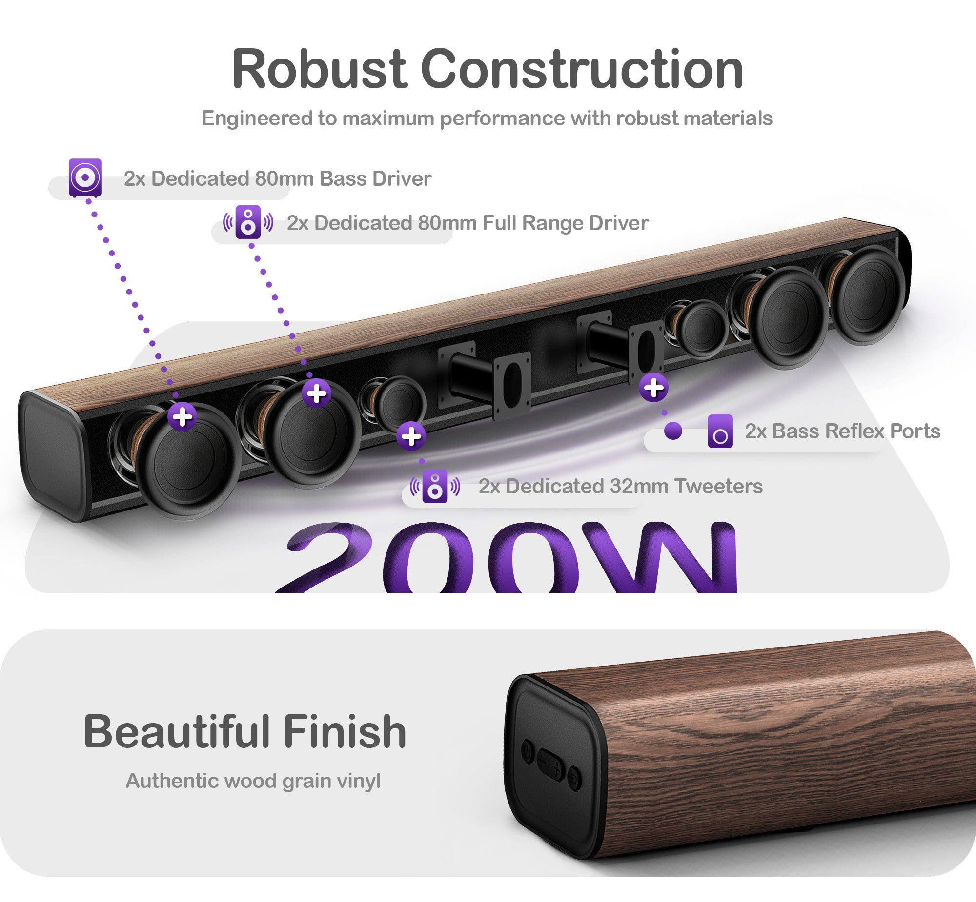 Pro Series Soundbar · 200W