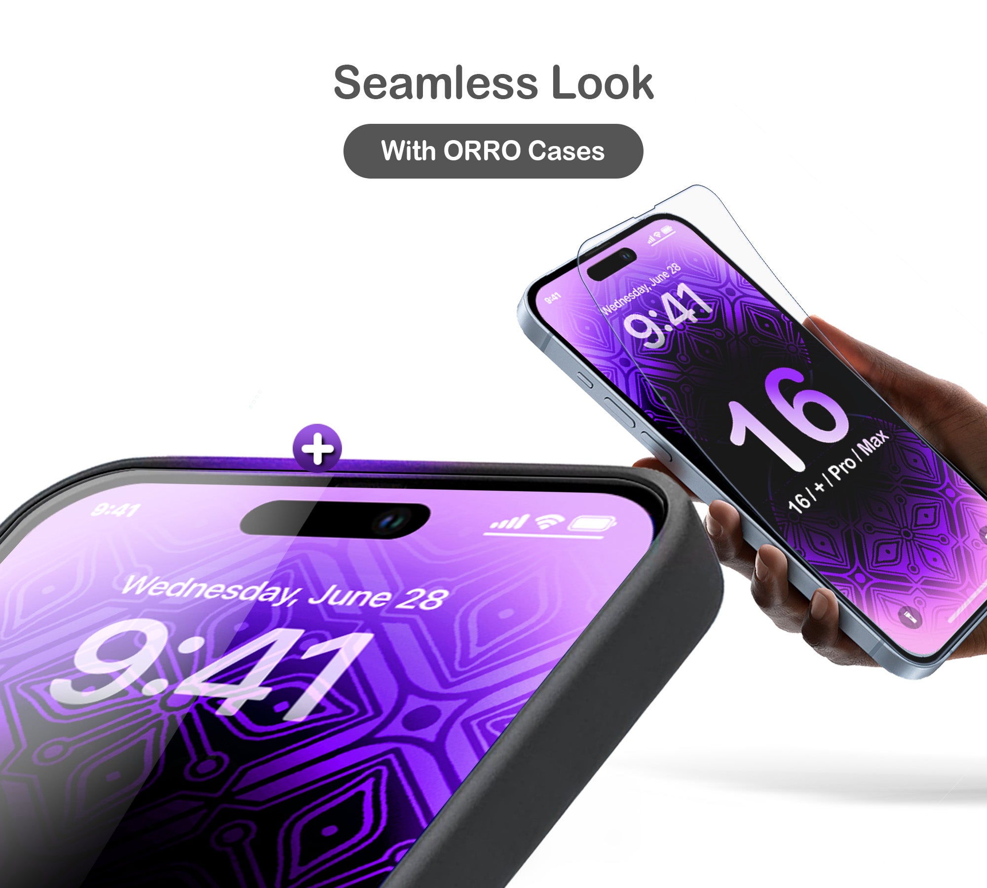 ORRO iPhone 16 Series Screen Protector - Clear