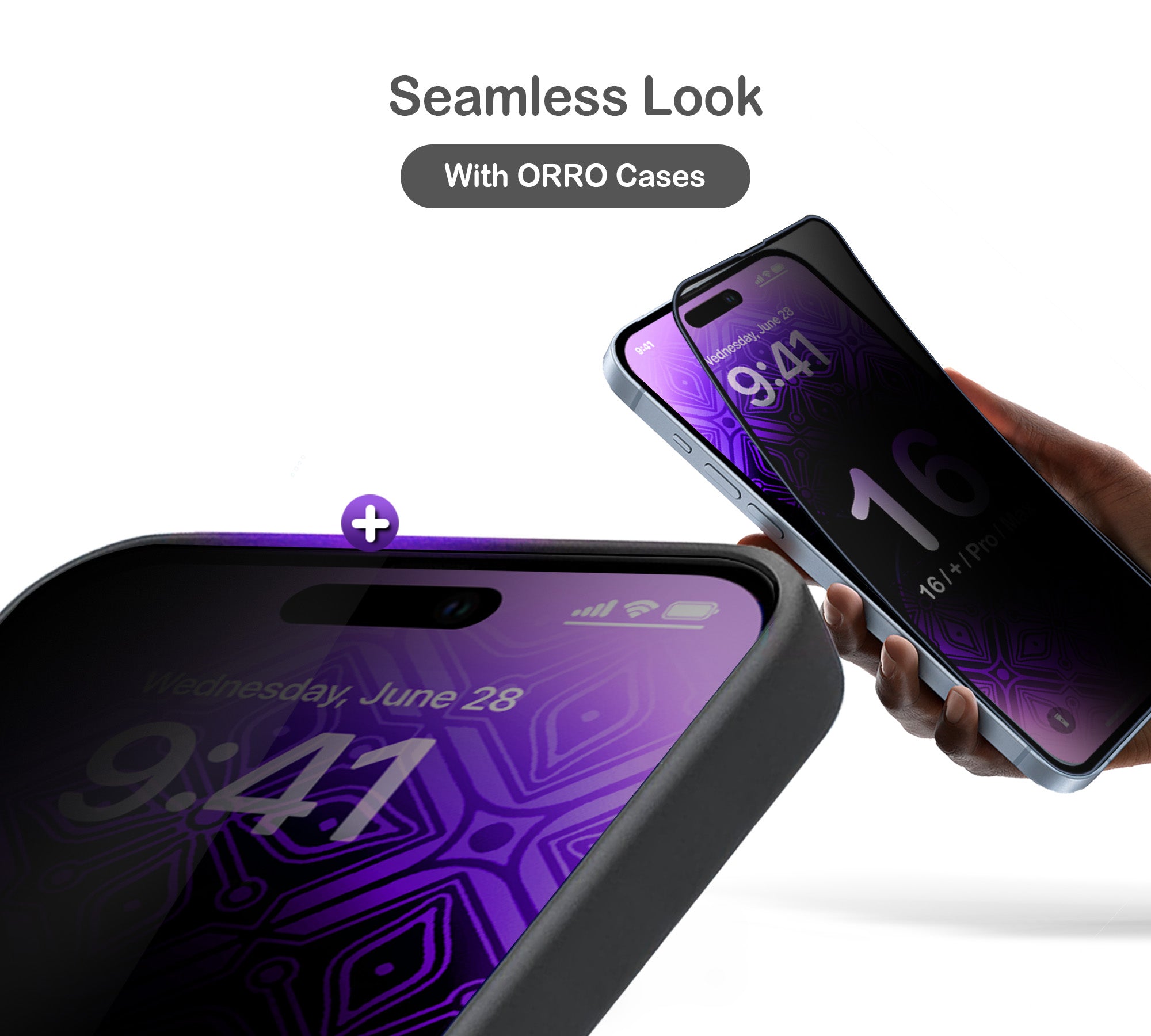 ORRO iPhone 16 Series Screen Protector - Privacy