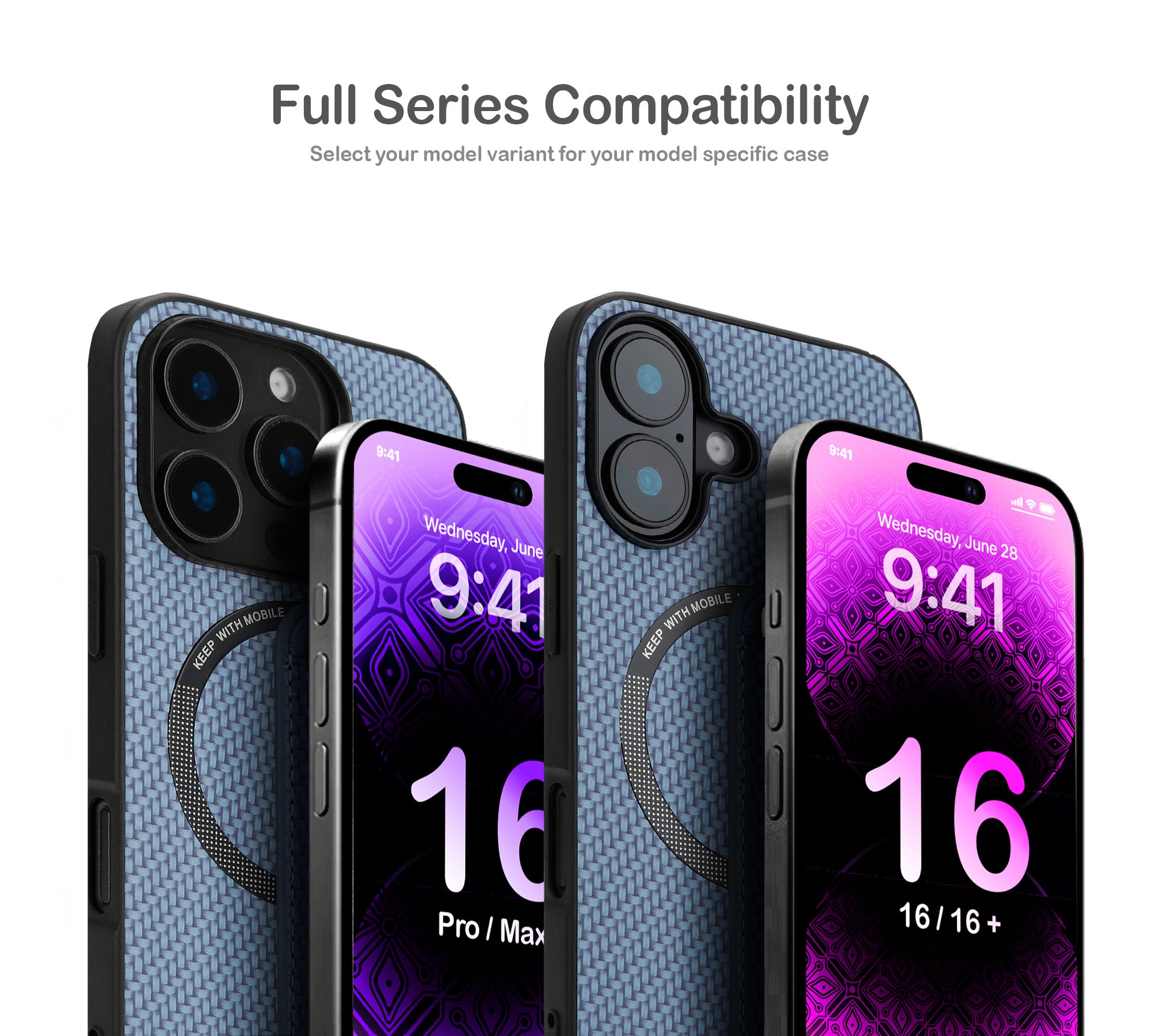 ORRO iPhone 16 Series Case - MagSage Wallet