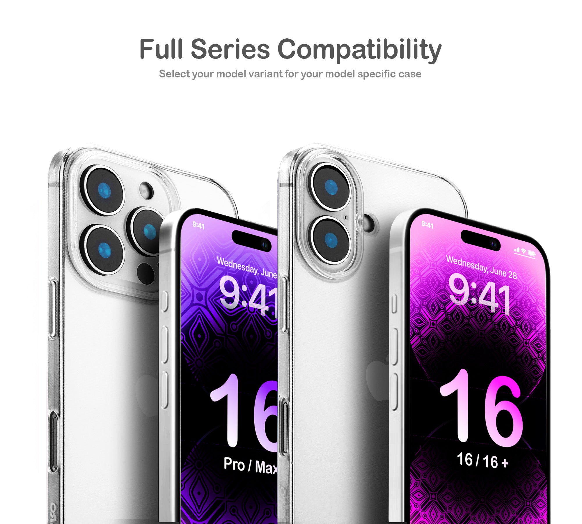 ORRO iPhone 16 Series Case - Clear
