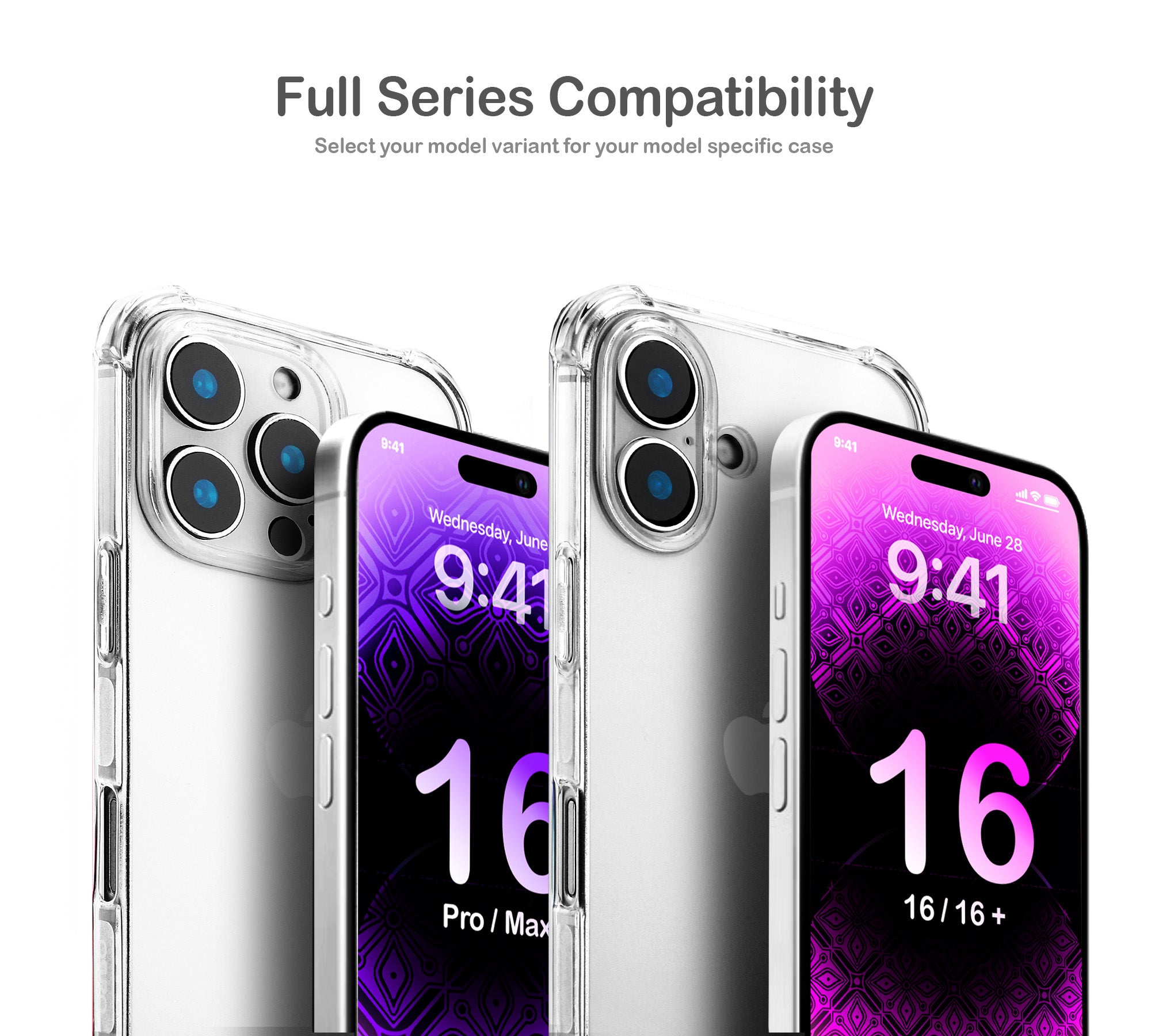ORRO iPhone 16 Series Case - Clear