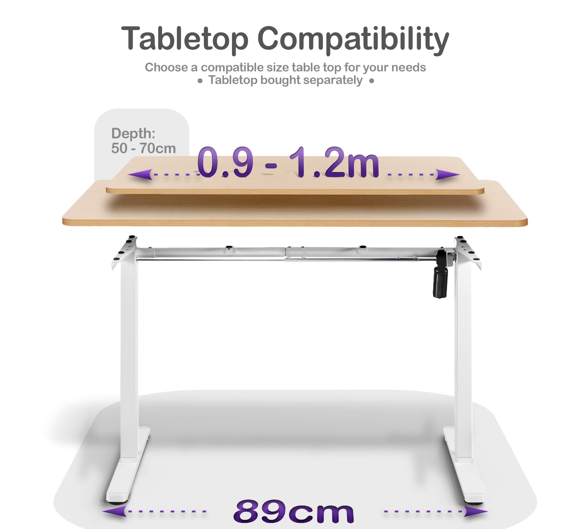 ORRO Eco Standing Desk Frame