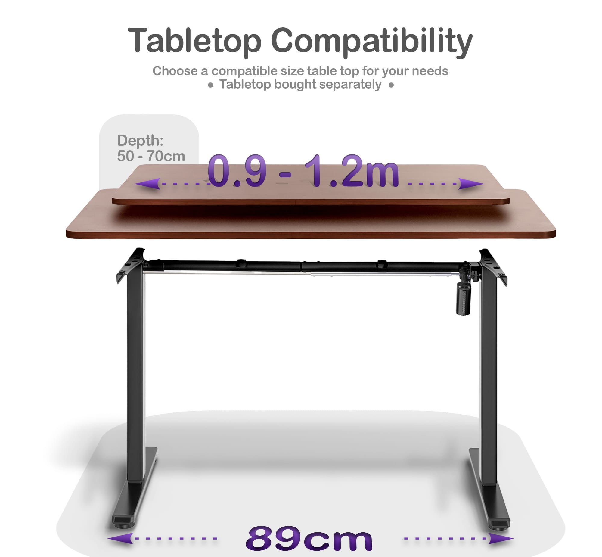 ORRO Eco Standing Desk Frame