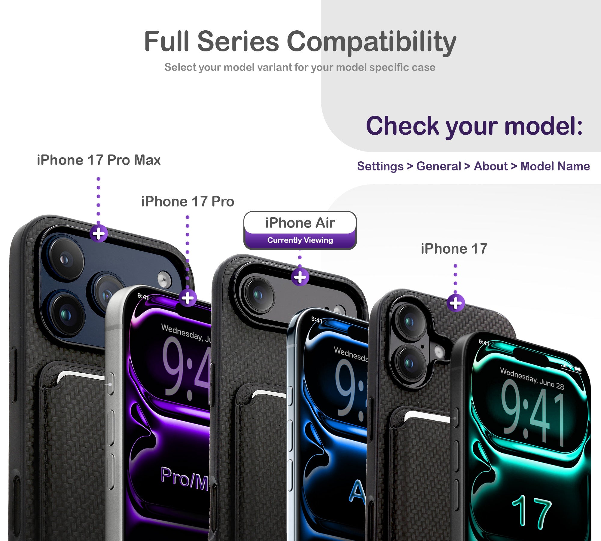 ORRO iPhone 17 Series Case - MagSafe Wallet