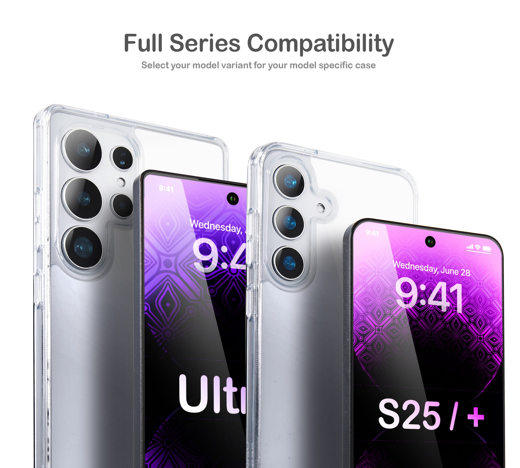 ORRO Samsung S25 Series Clear Case