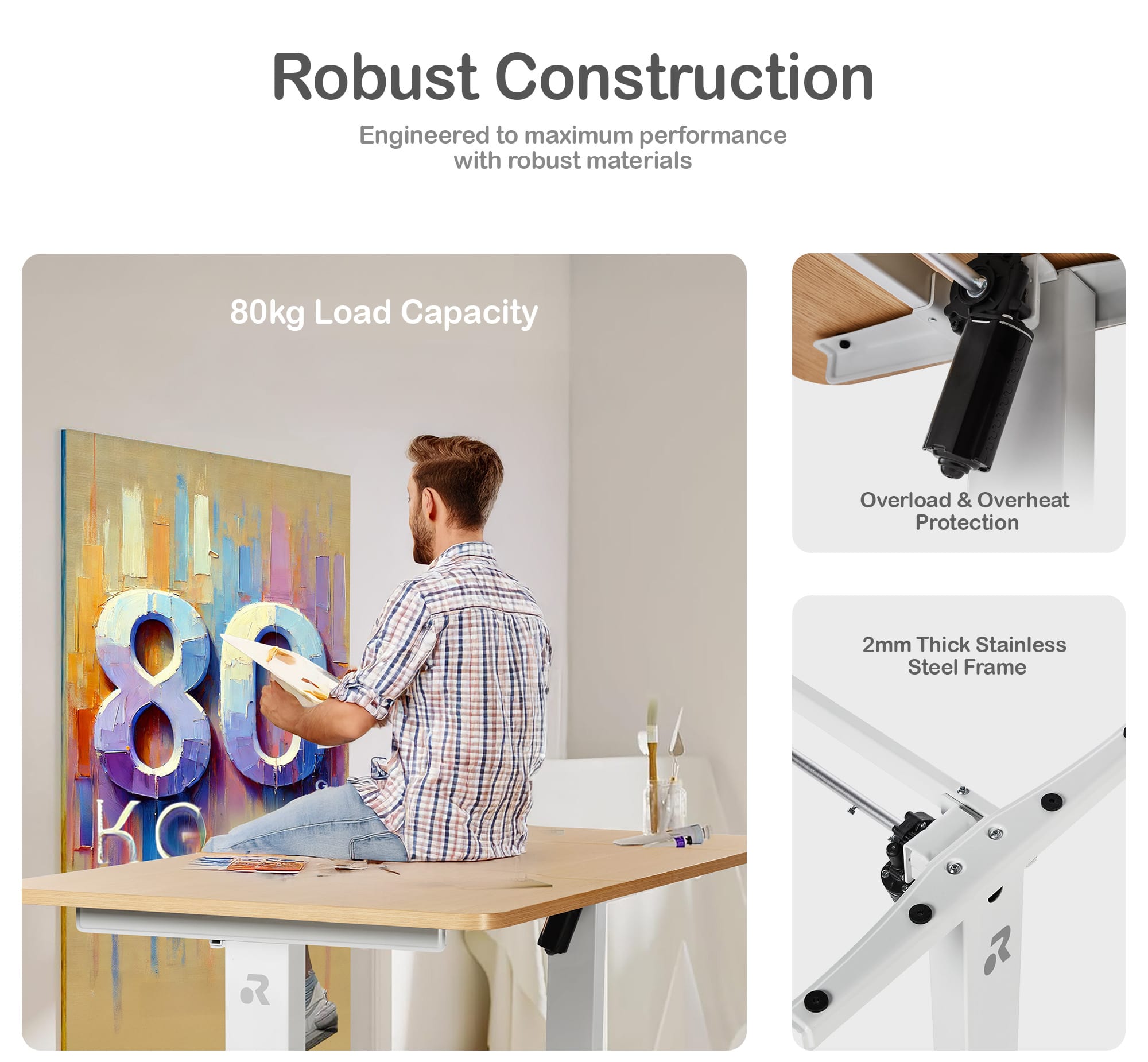 ORRO Eco Standing Desk Frame