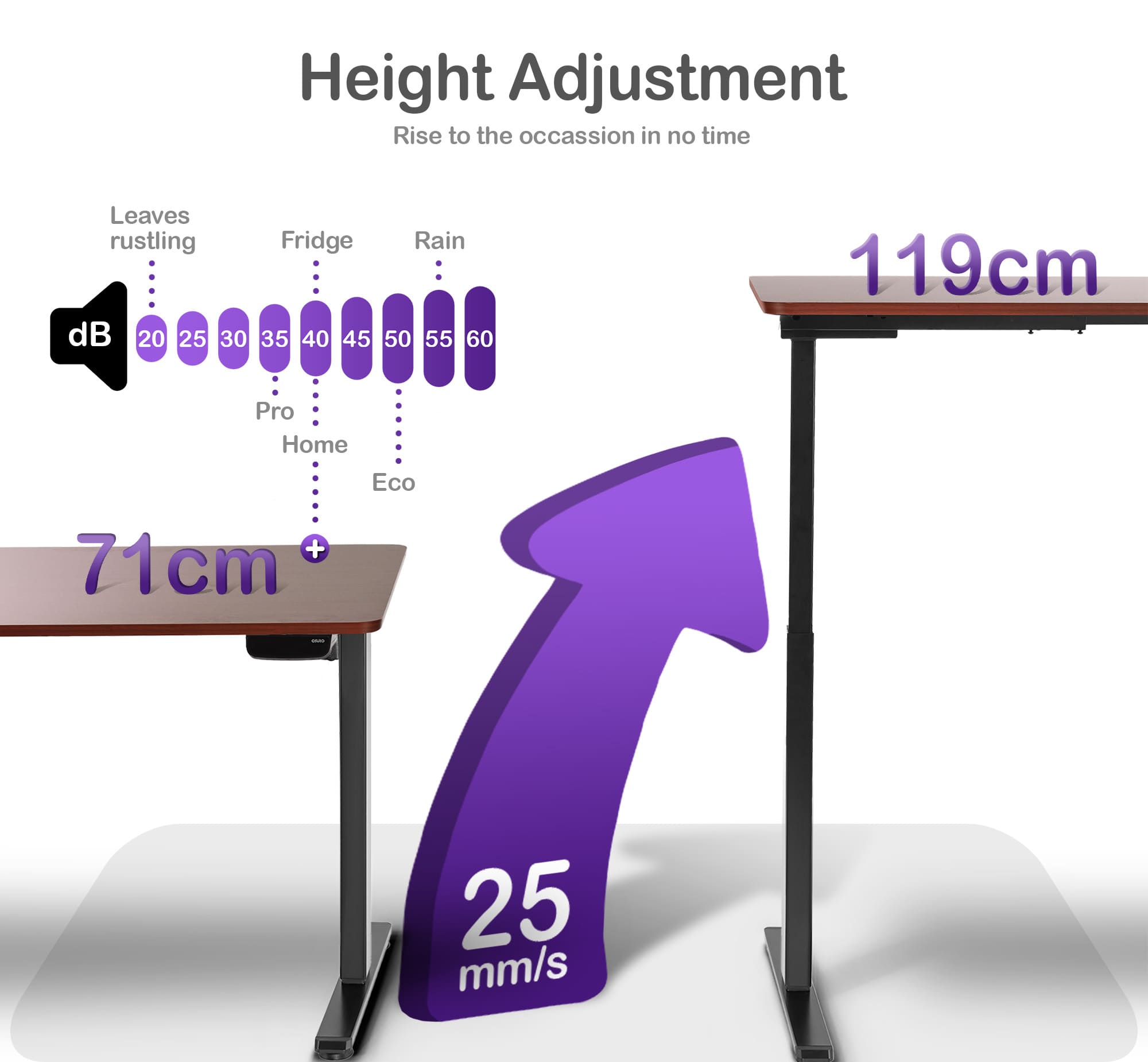 ORRO Home Standing Desk Frame