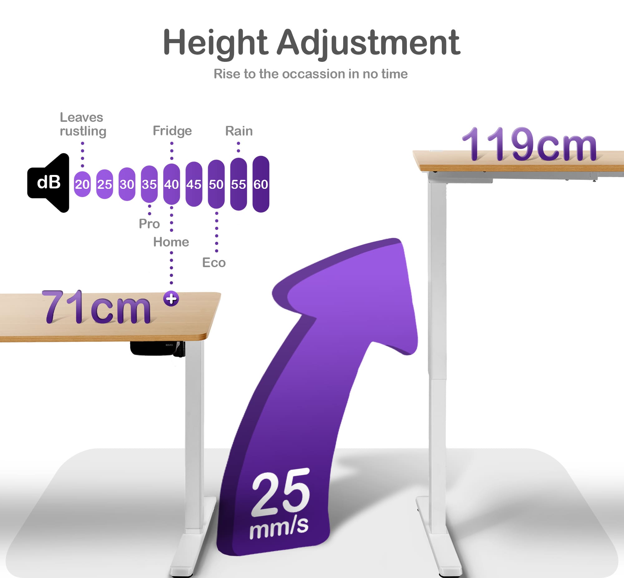 ORRO Home Standing Desk Frame