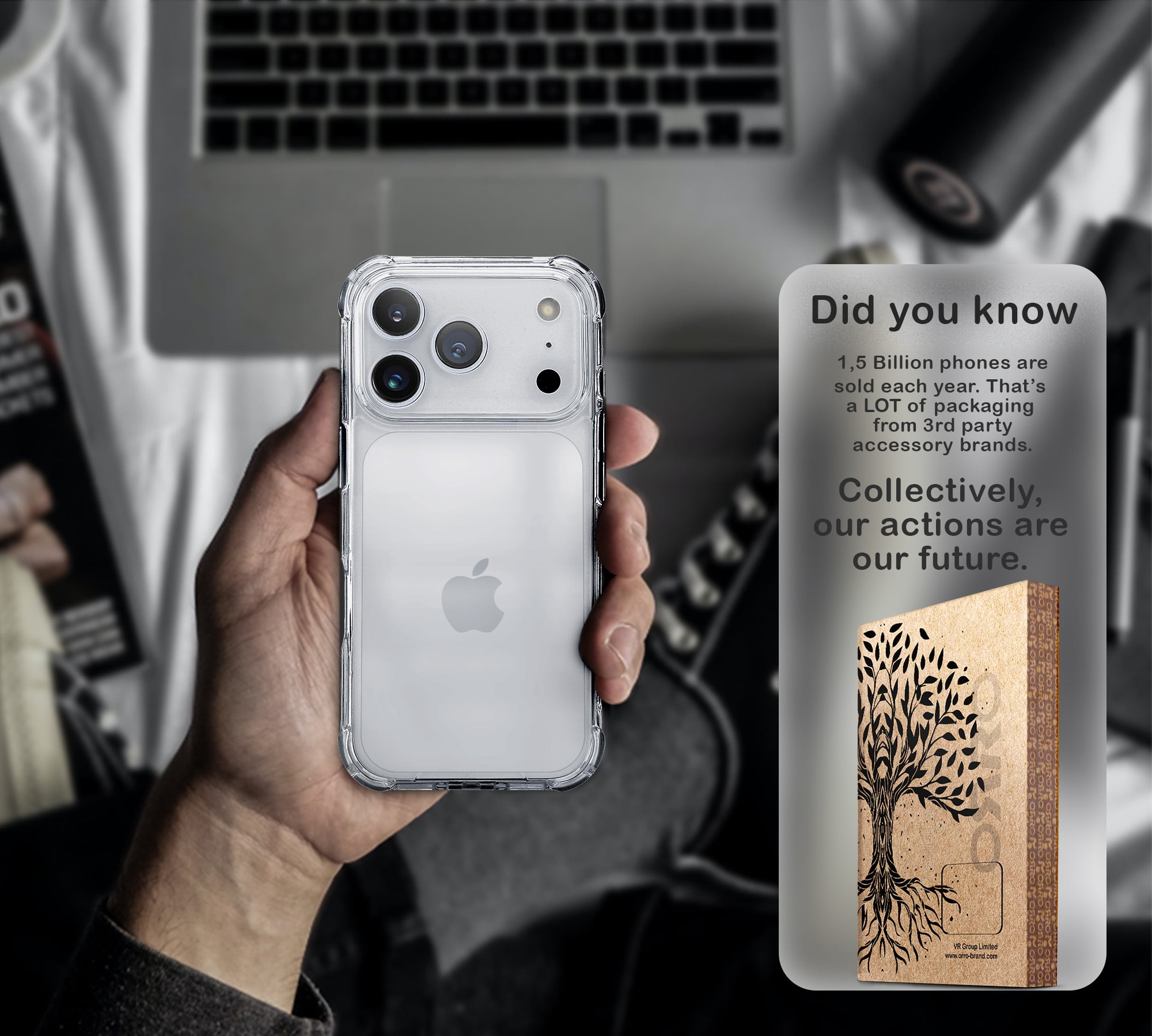 ORRO iPhone 17 Series Case - Clear