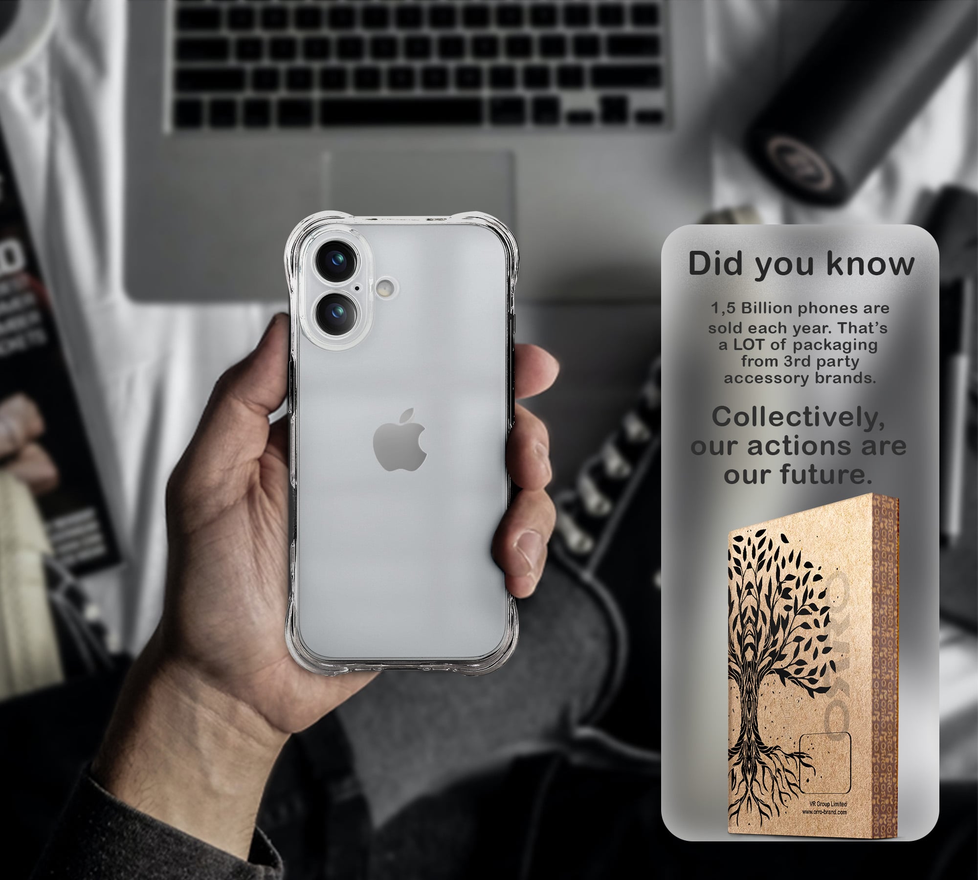 ORRO iPhone 17 Series Case - Clear