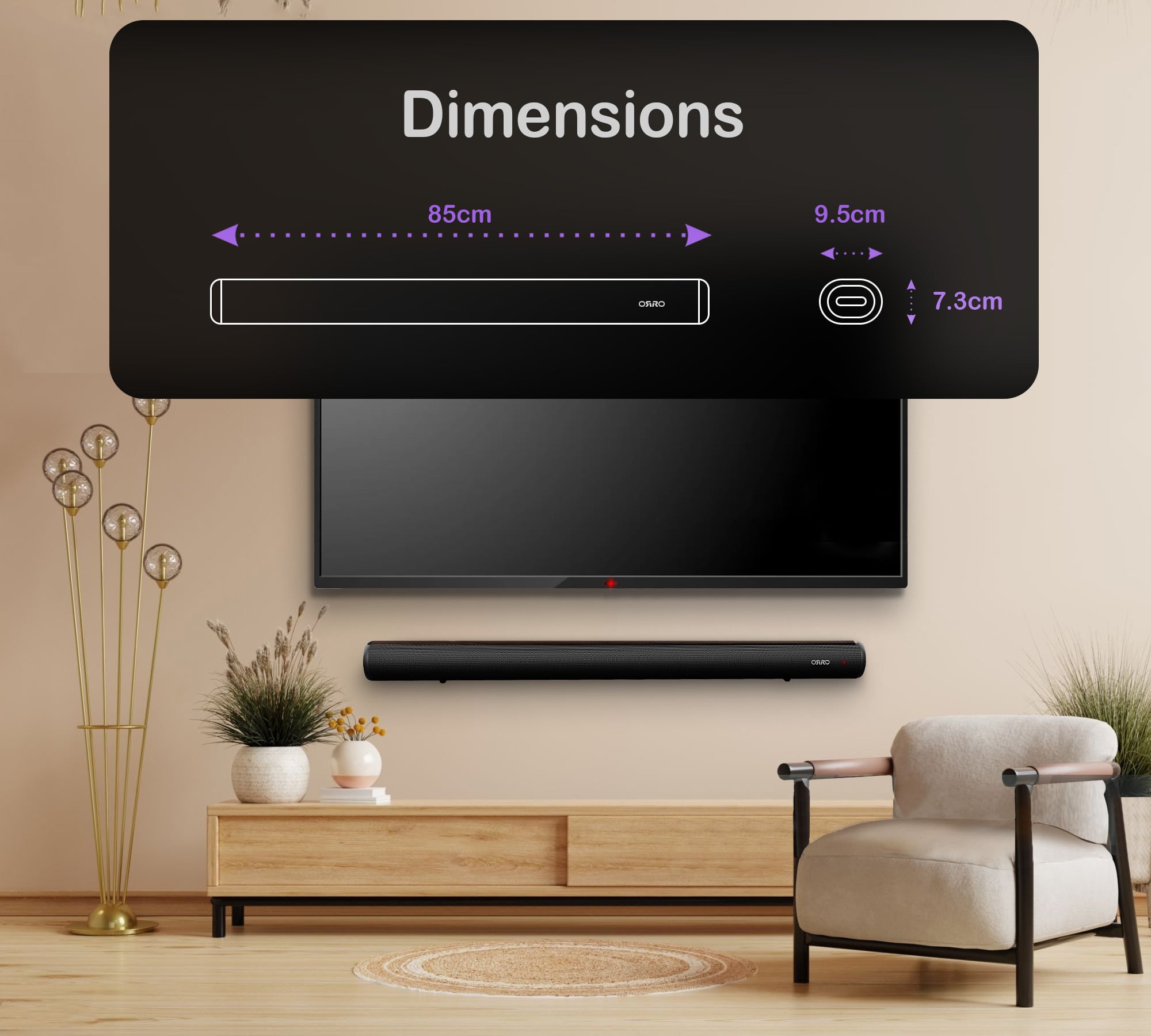 Eco Series Soundbar · 100W
