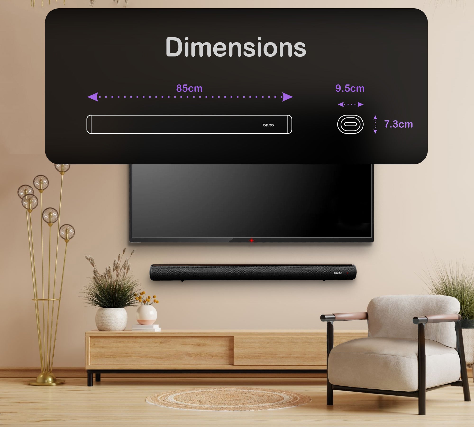 Eco Series Soundbar · 100W