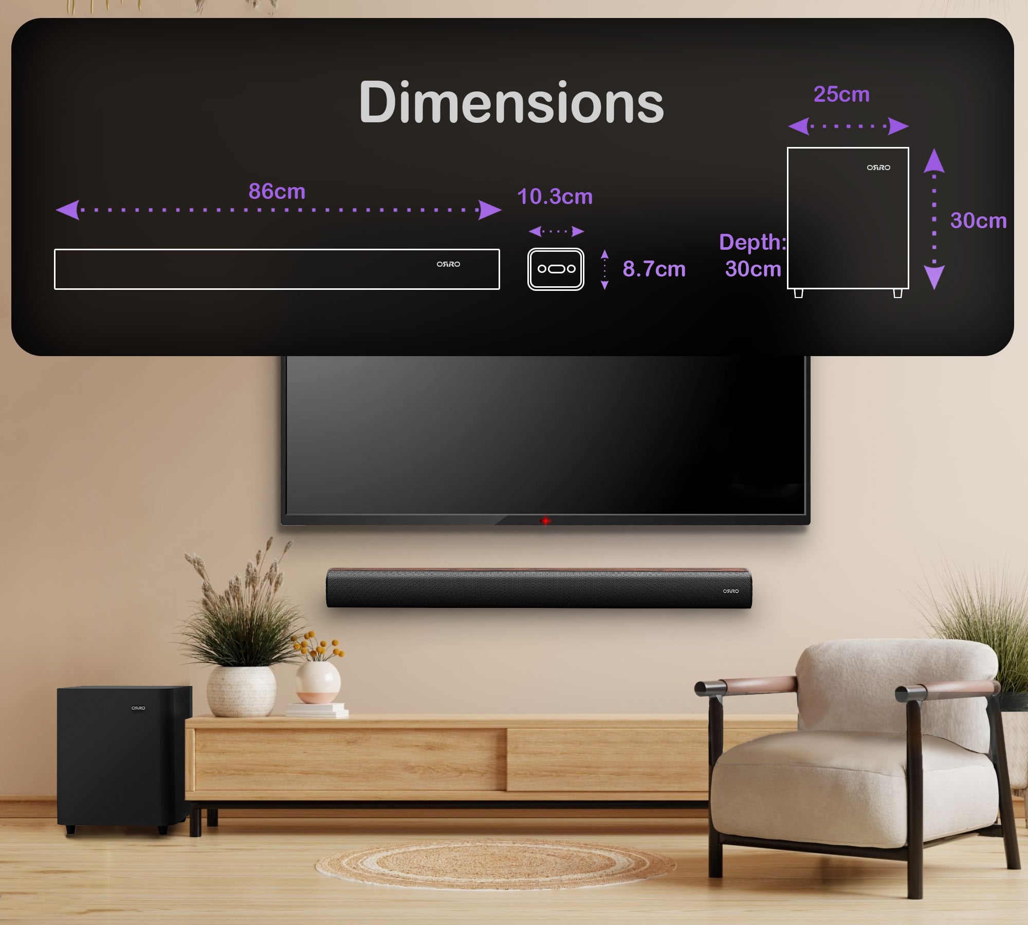 Pro Plus Series Soundbar · 400W