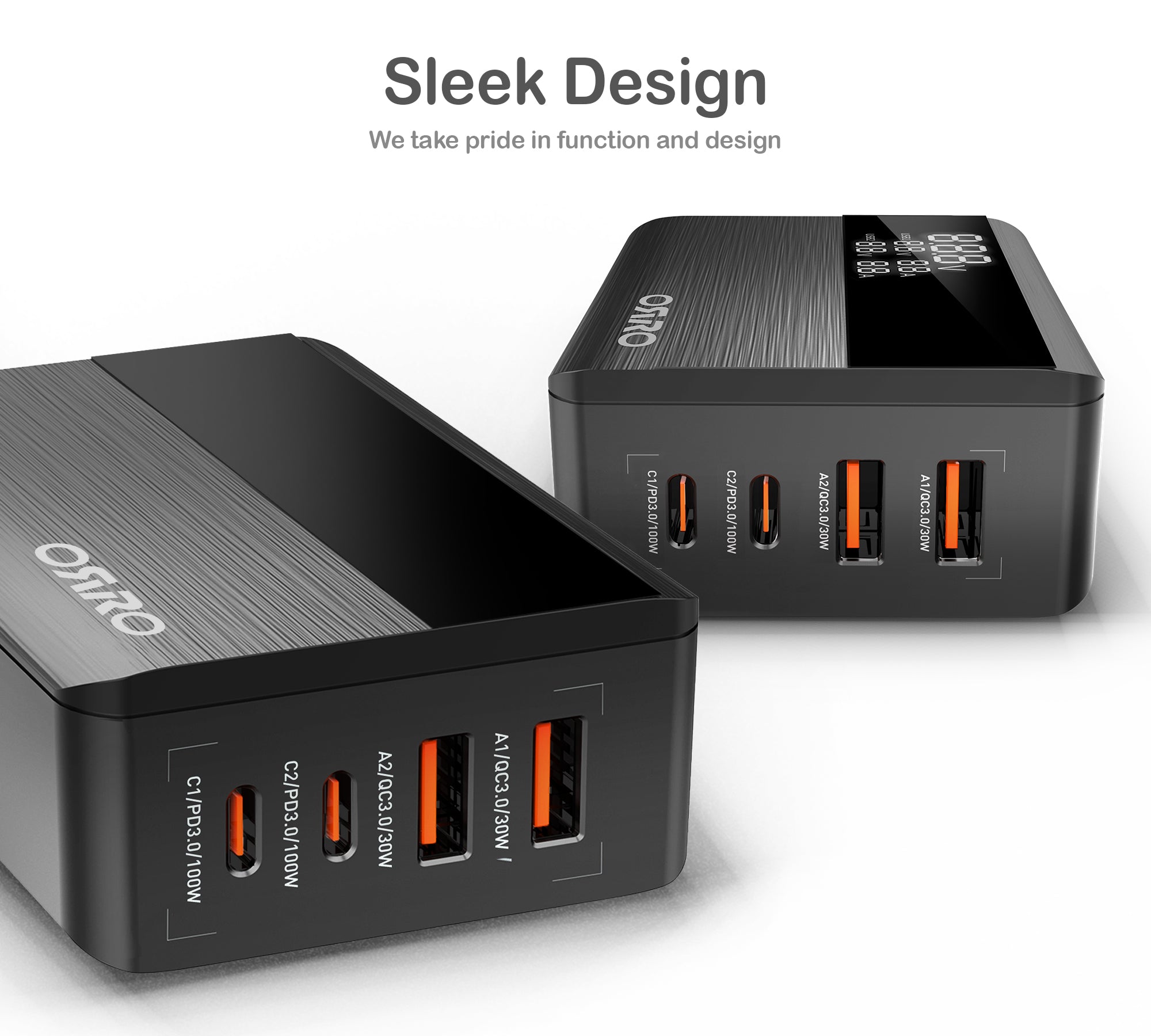 100W Desktop Fast Charger · Pro Plus Series