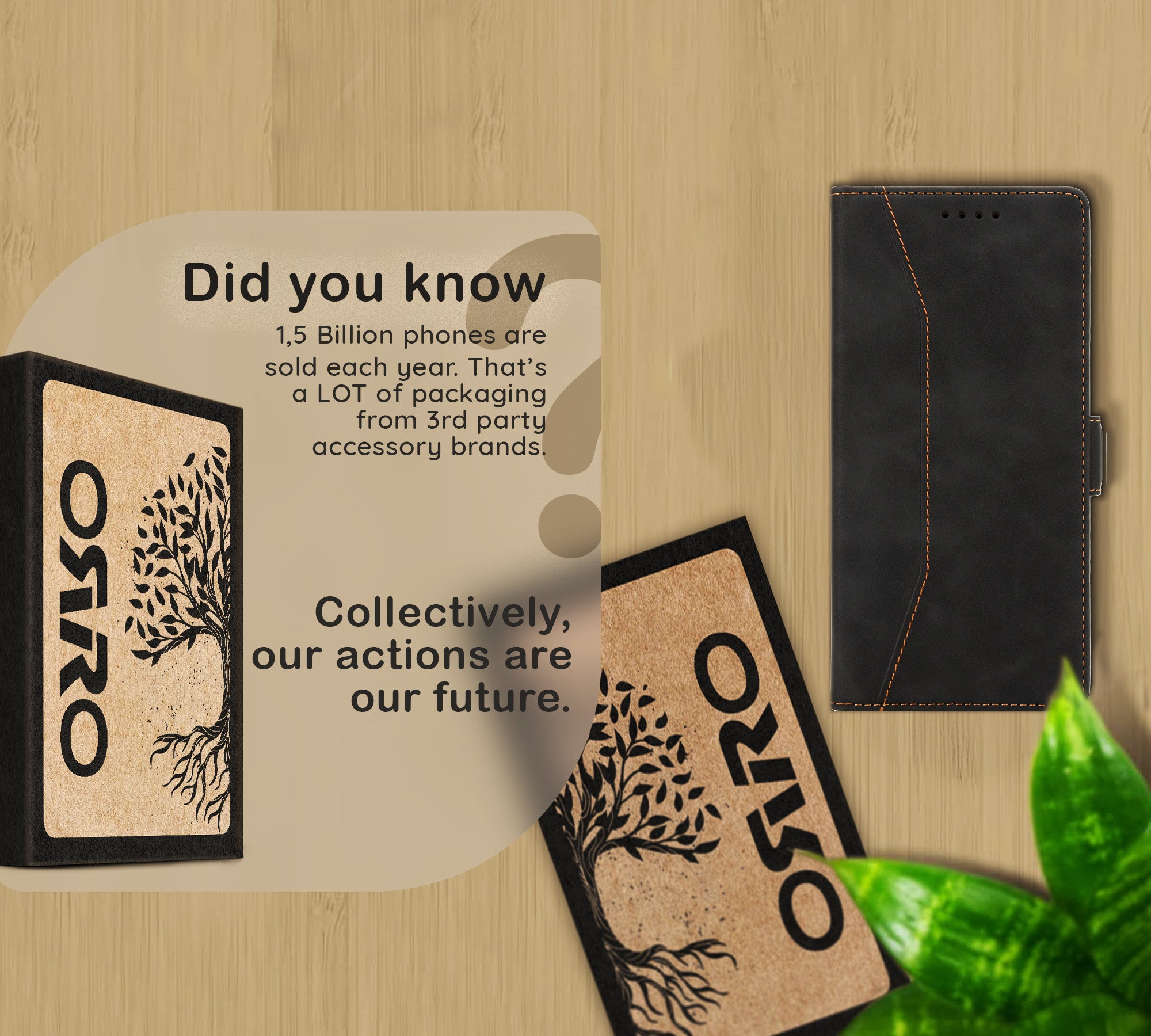ORRO Samsung S25 Series Flip Vegan Leather Wallet Case
