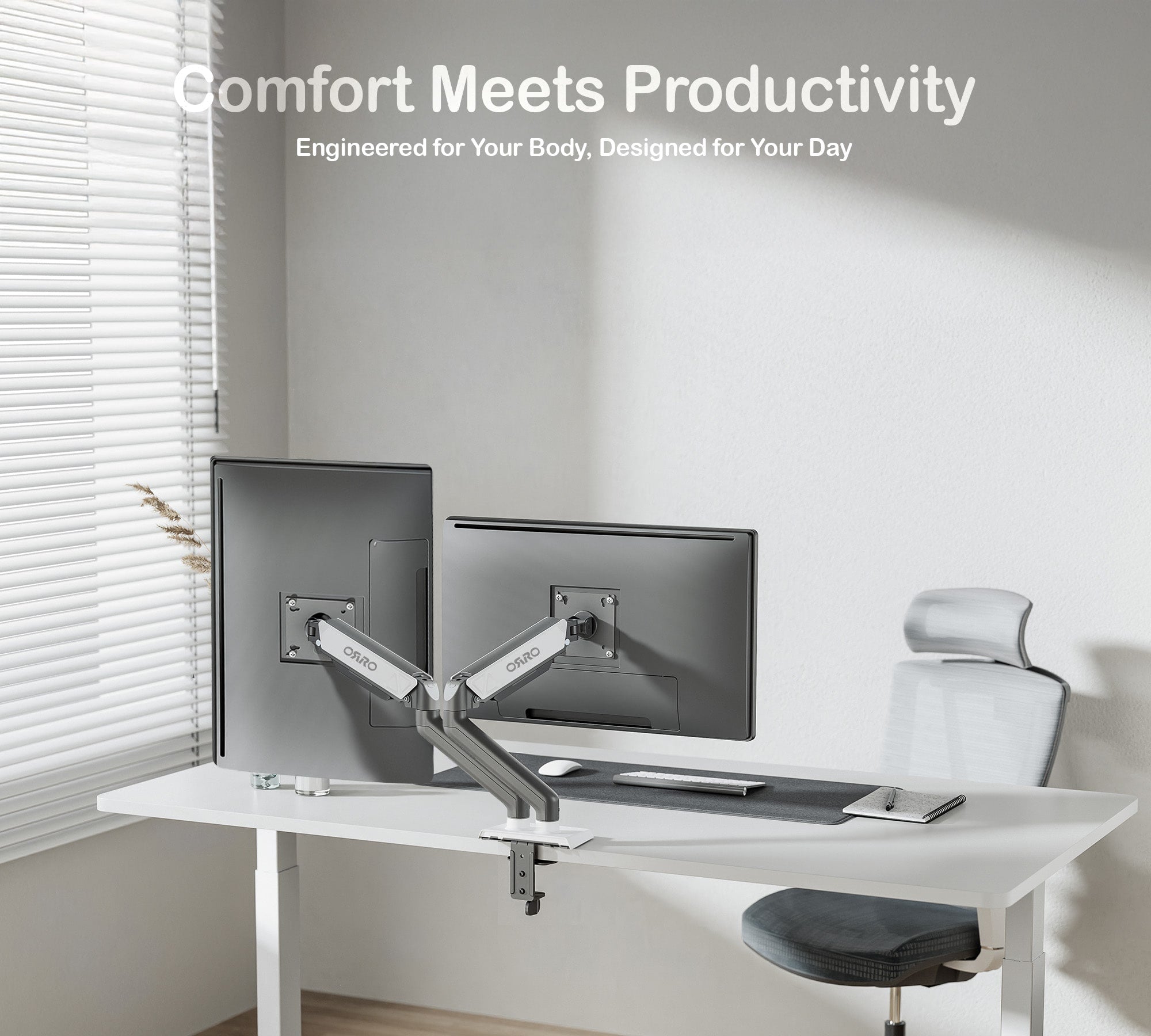 ORRO Home Premium Gen 2 - Dual Monitor Arm
