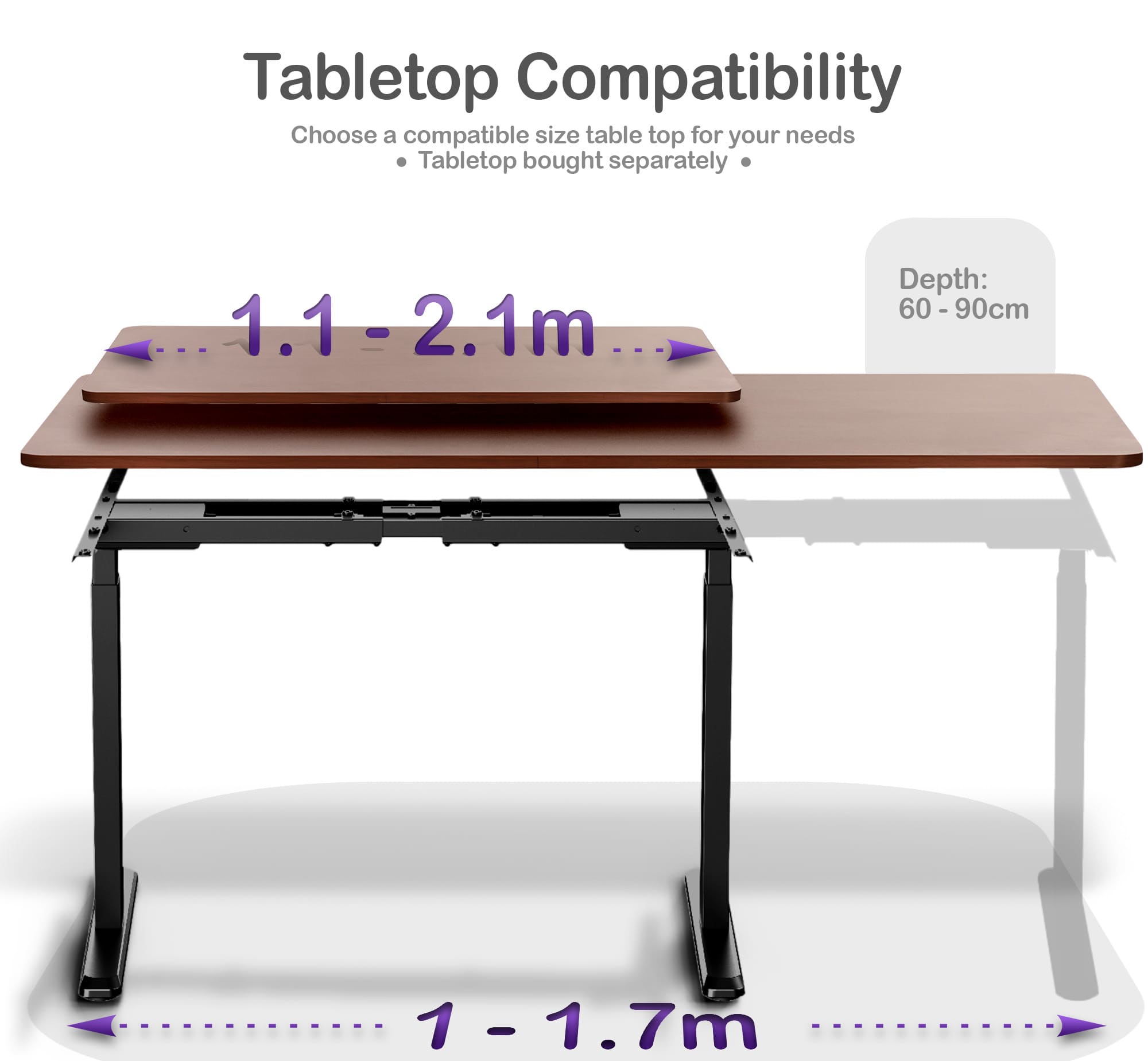 ORRO Pro Standing Desk Frame