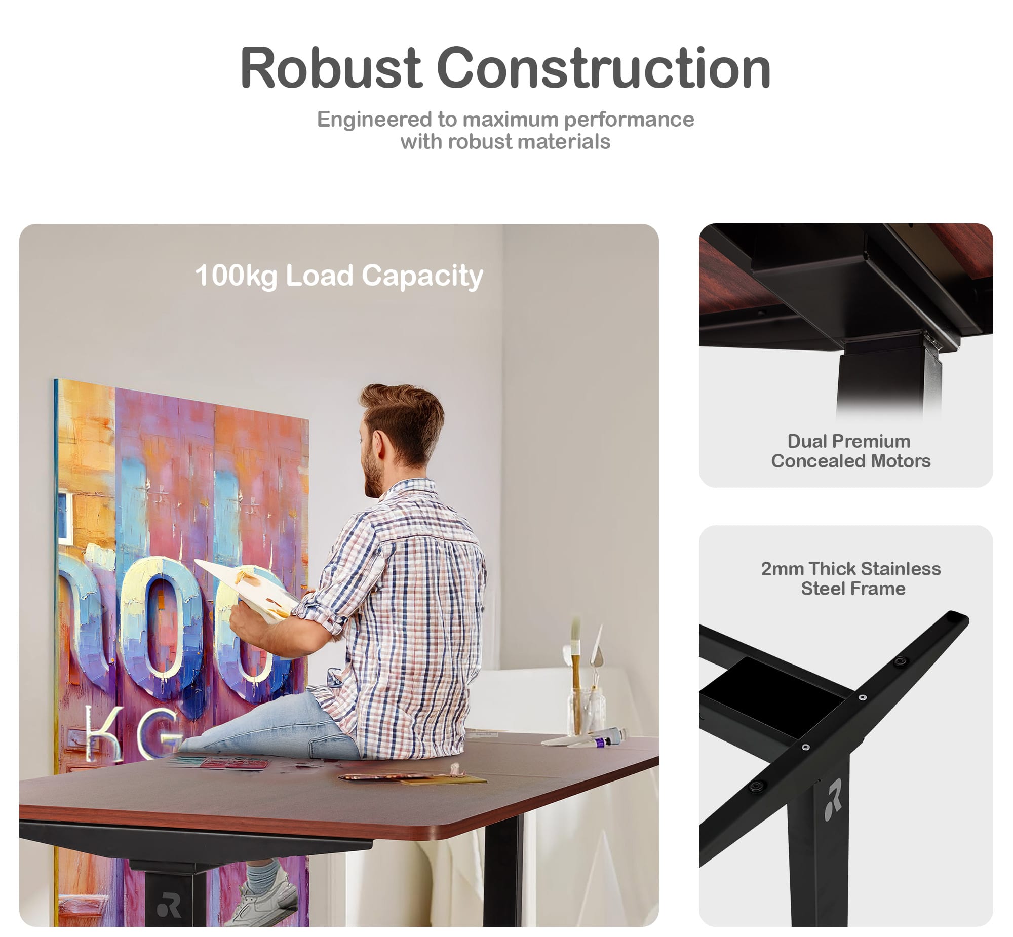 ORRO Pro Standing Desk Frame
