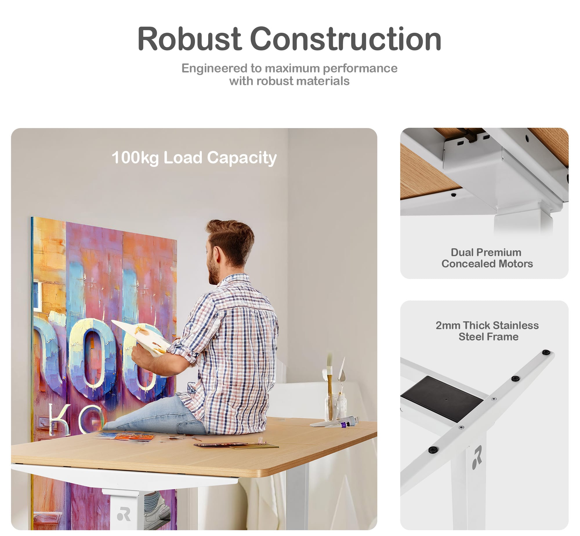 ORRO Pro Standing Desk Frame