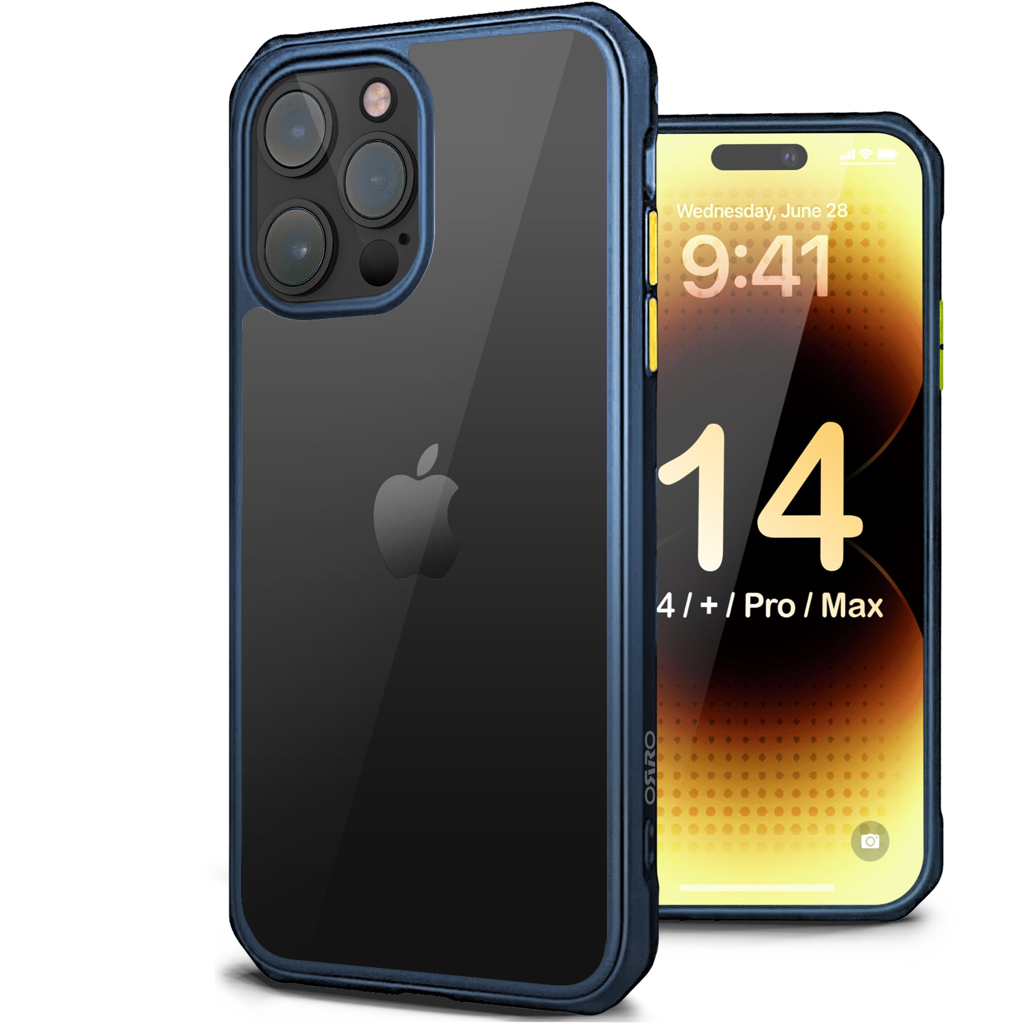 ORRO iPhone 14 Series Case - Armour Edge Clear Back